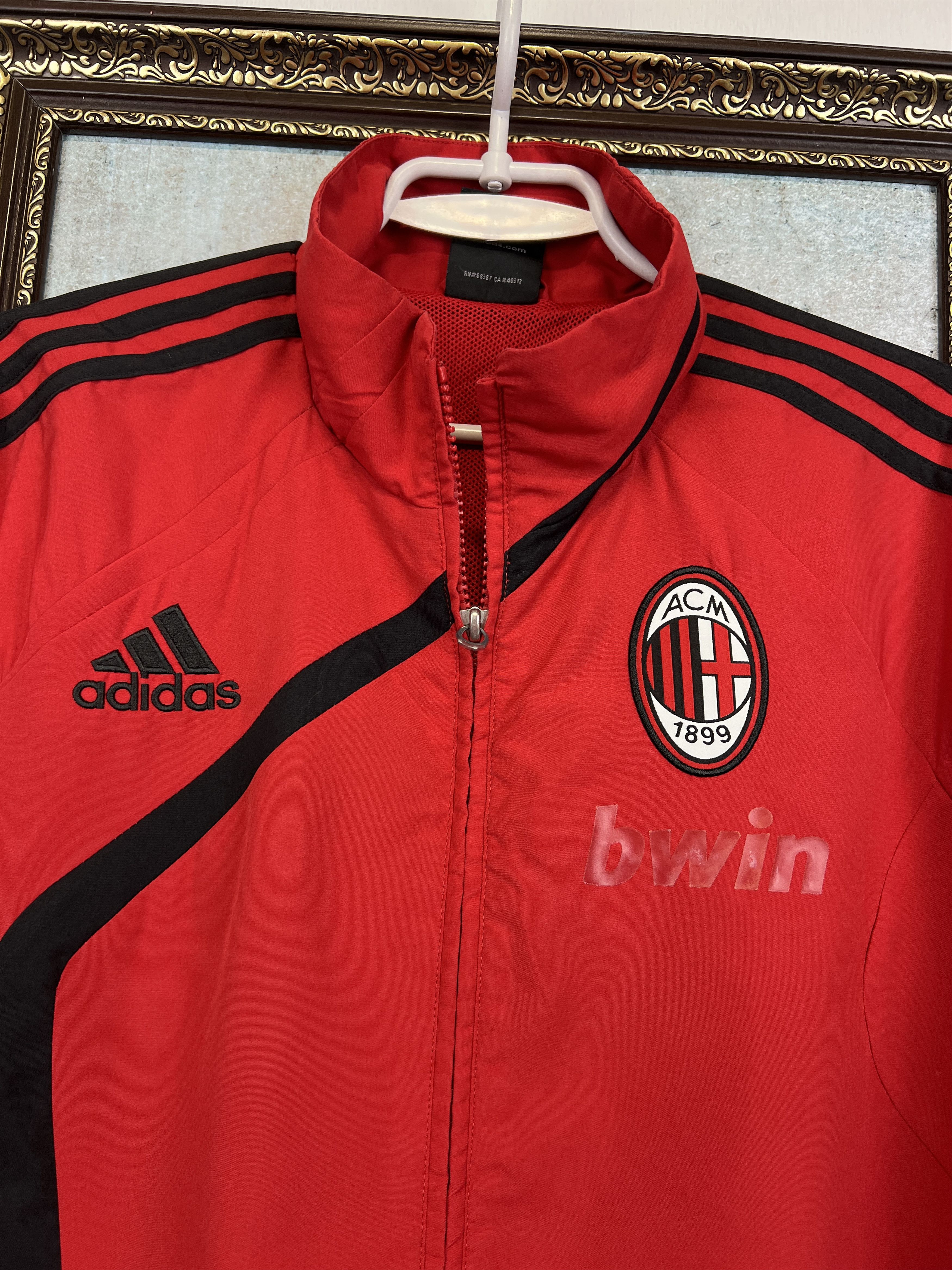 Adidas Adidas AC Milan Football Jacket Soccer Track Top Rare Size US M / EU 48-50 / 2 - 3 Thumbnail