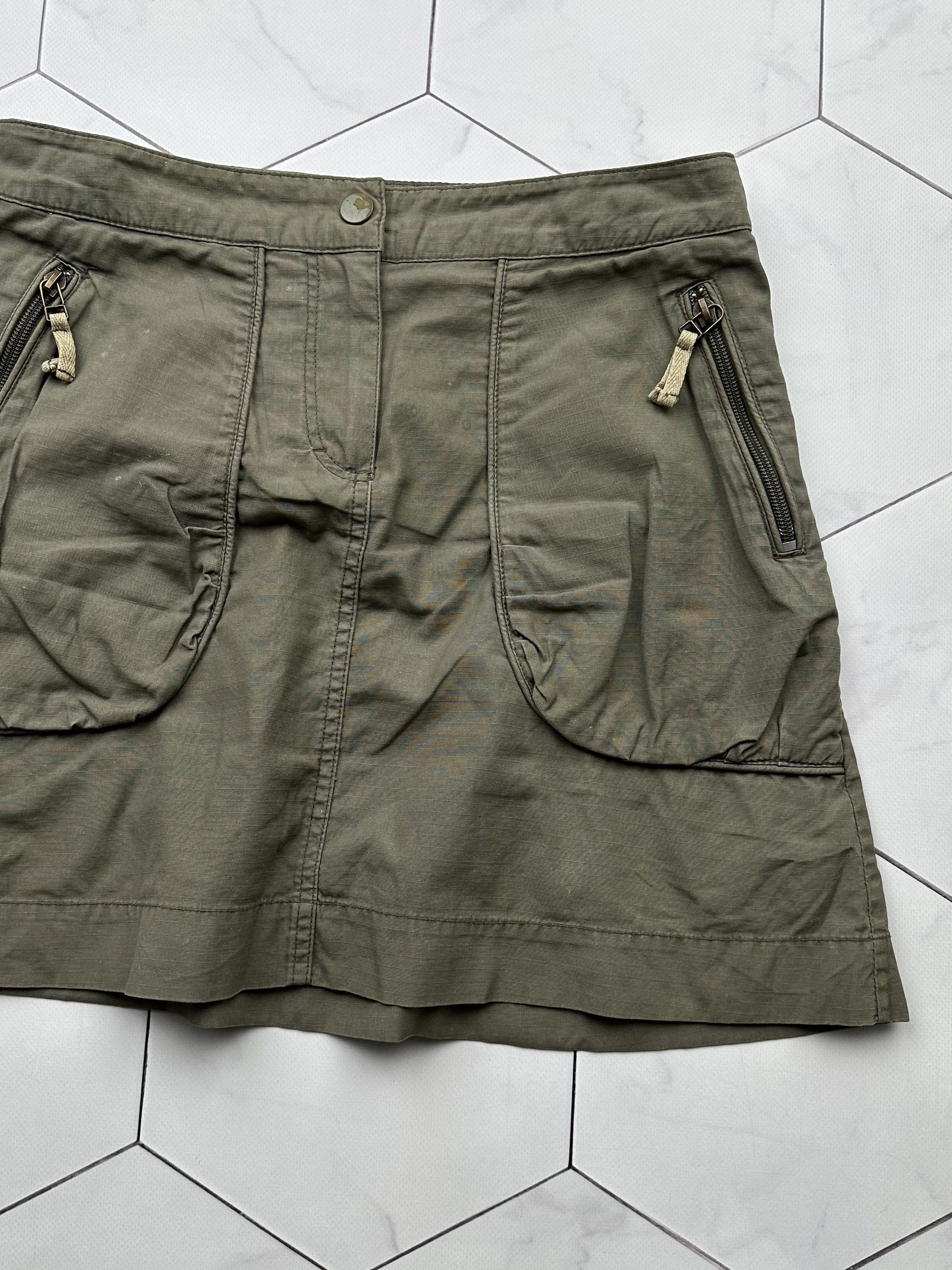 Japanese Brand Vintage Cargo Mini Skirt (B434)D15E2 Size 28" / US 6 / IT 42 - 3 Thumbnail