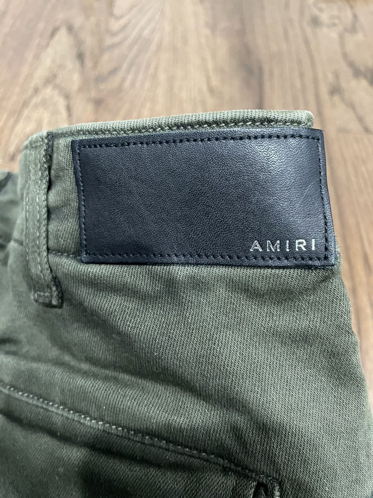 Amiri Amiri x Chemist Black Leather Star Patch Tactical Cargo Jean Size US 30 / EU 46 - 4 Thumbnail