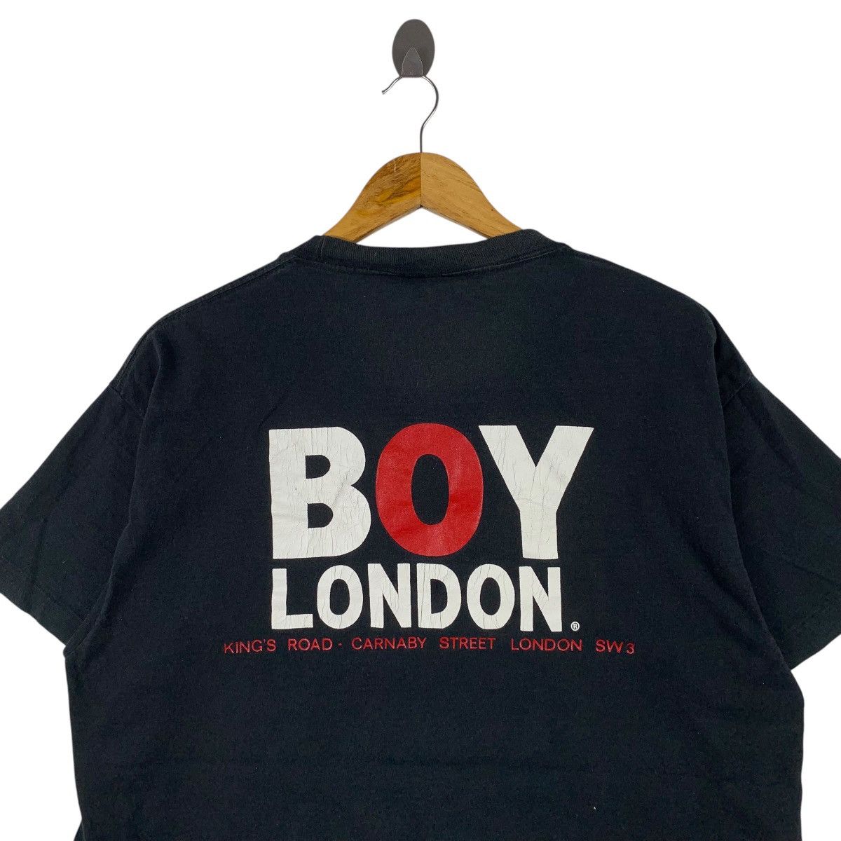 Boy London × Vintage Vintage BOY LONDON Streetwear King Road Carnaby Big T-Shirt Size US XL / EU 56 / 4 - 4 Thumbnail