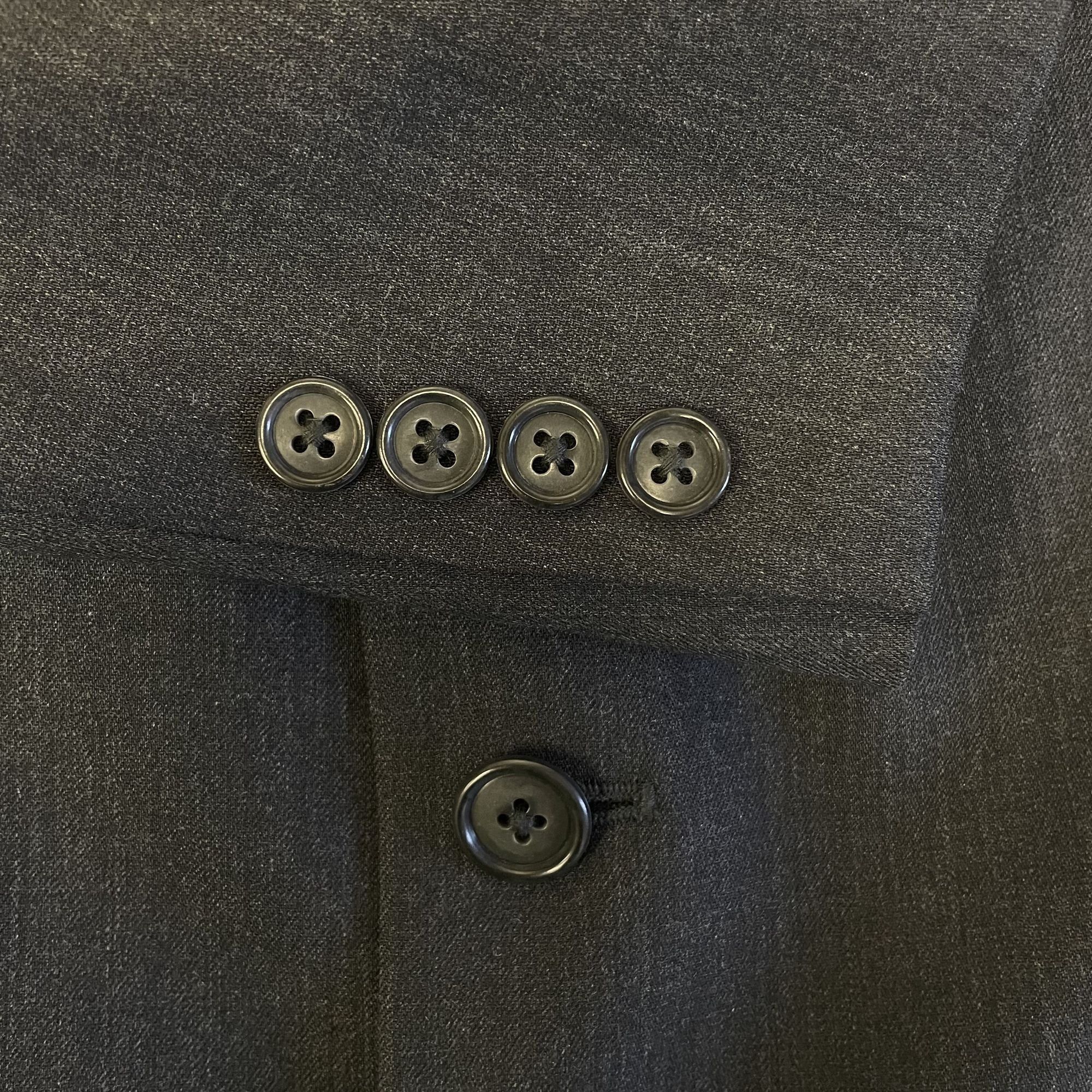 Calvin Klein Calvin Klein MODERN Sport Coat Charcoal Gray 3 btn Jacket Size 42L - 11 Thumbnail