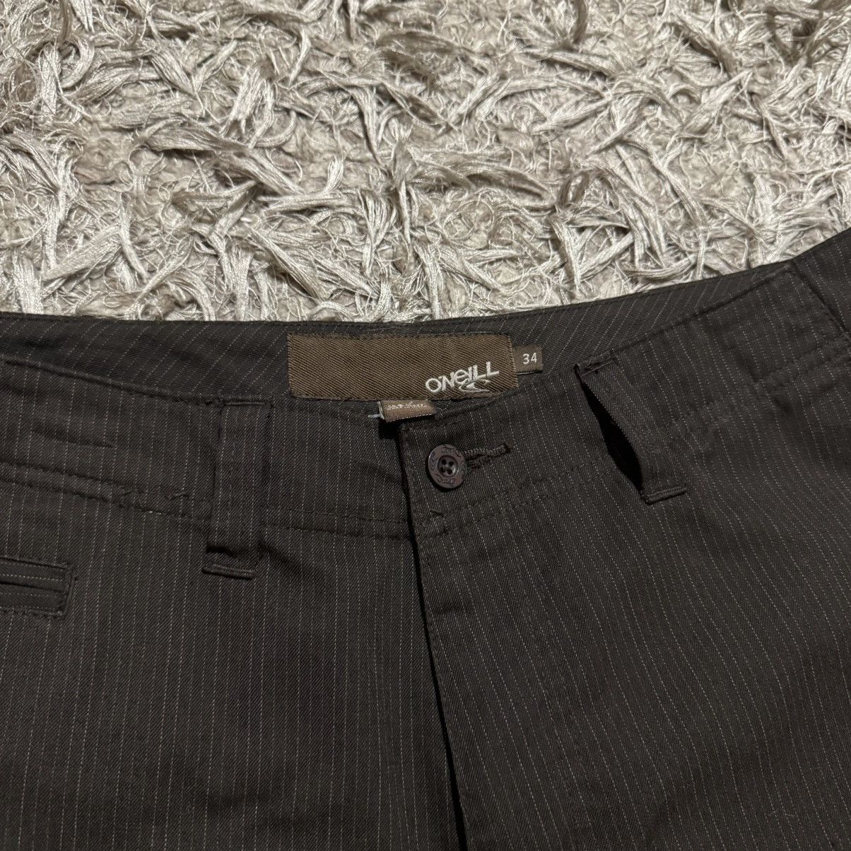 Vintage Vintage x O’Neil Pinstriped Board Shorts 2000s Size US 34 / EU 50 - 5 Thumbnail