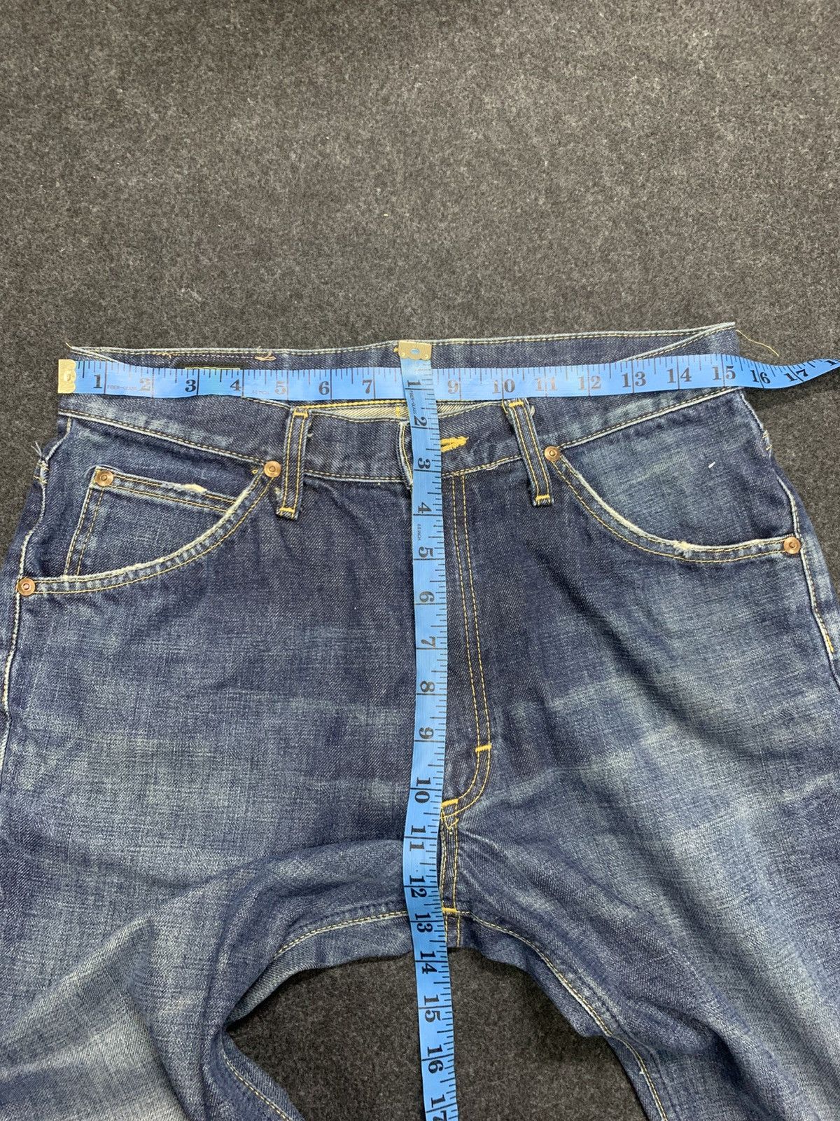 Lee 𝗙𝗟𝗔𝗥𝗘 LEE RIDERS FADE BLUE. Size US 30 / EU 46 - 6 Thumbnail