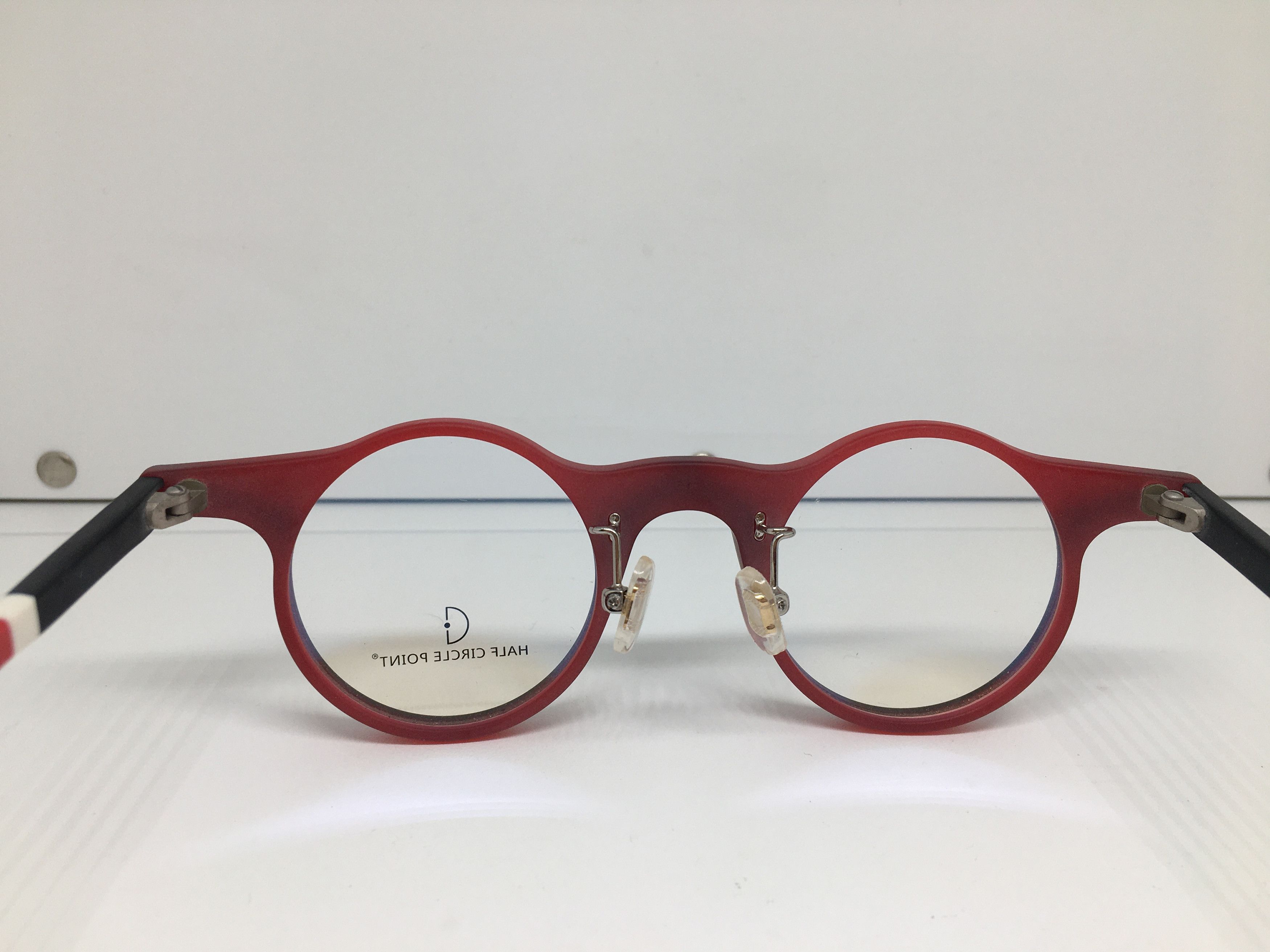 Other HALF CIRCLE POINT Handmade Acetate Round Eyeglasses frame Size ONE SIZE - 5 Thumbnail