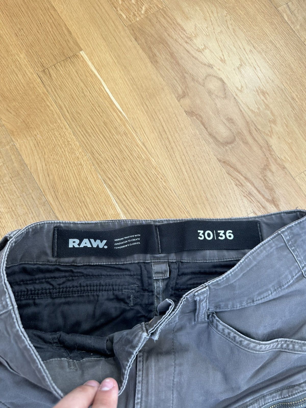 G-Star Vintage G-star Raw Cargo Pants Multi Pocket Fit Logo Size US 30 / EU 46 - 11 Thumbnail
