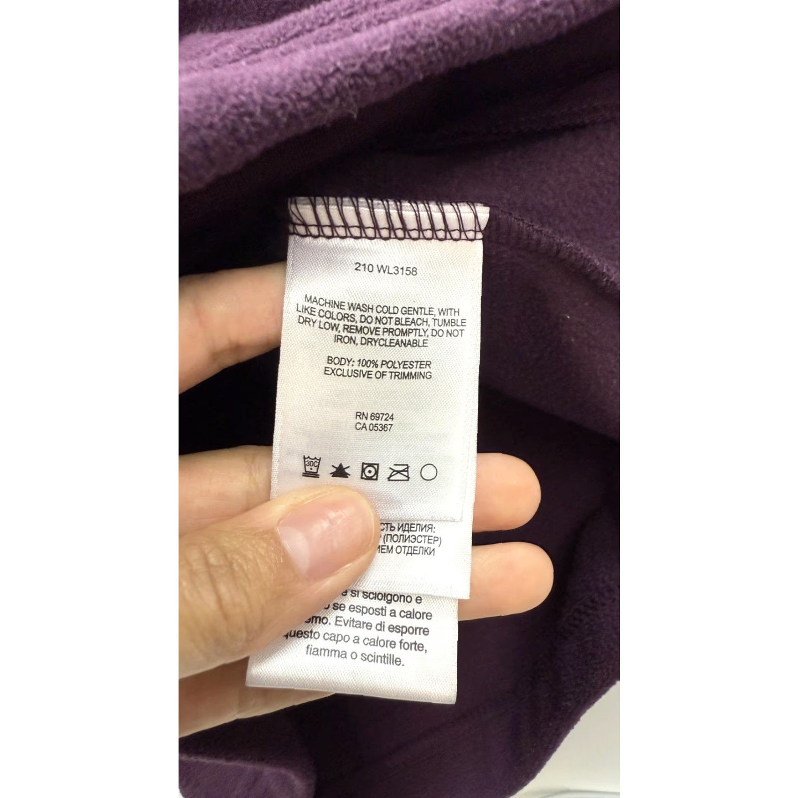 Vintage Columbia Jacket Womens XS Purple Full Zip Fleece Lightweight Outdoor WL3158 Size XS / US 0-2 / IT 36-38 - 5 Thumbnail