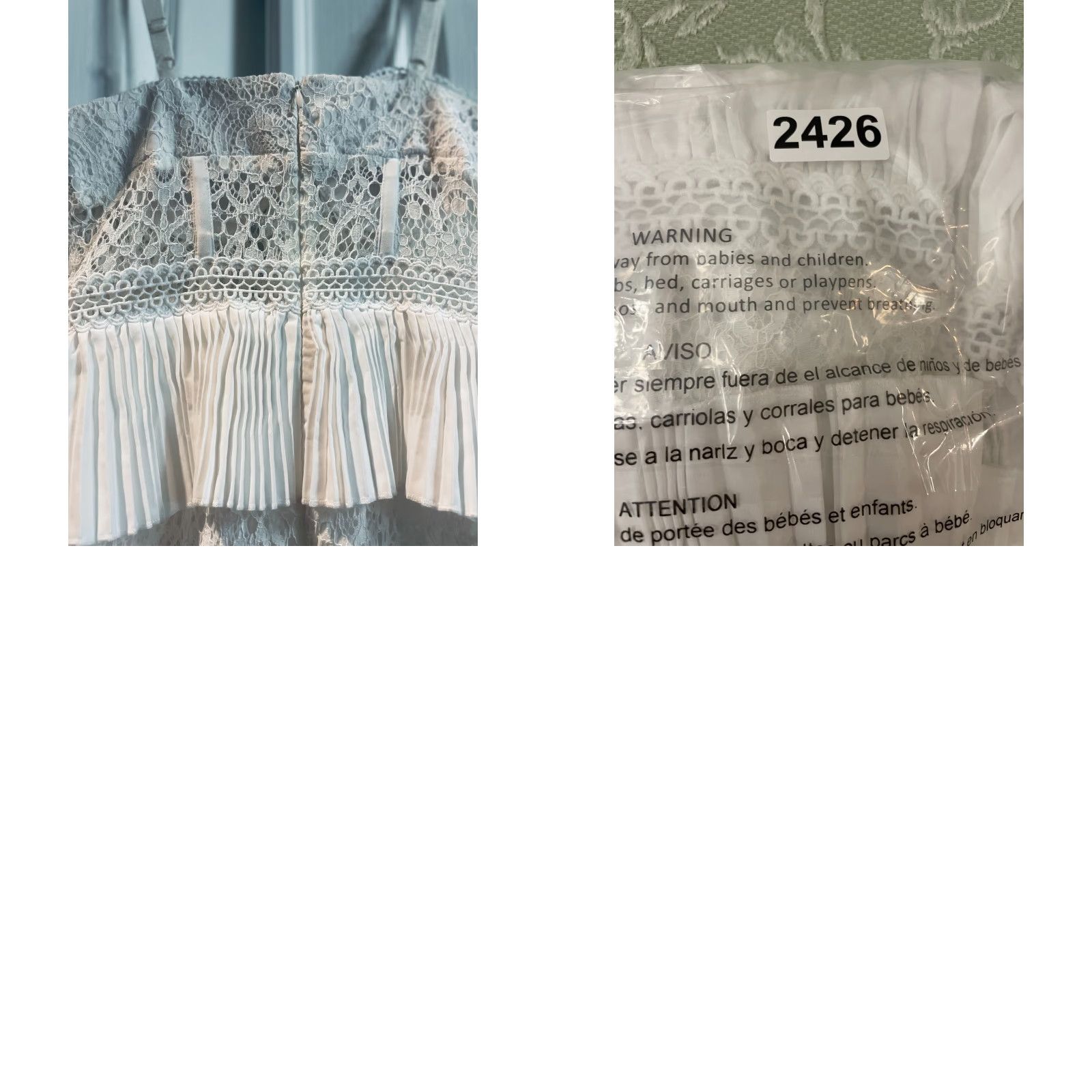 Vintage ASOS DESIGN Lace Tiered Mini Dress Women’s Small White Corset Bustier Party Boho Size S / US 4 / IT 40 - 10 Thumbnail