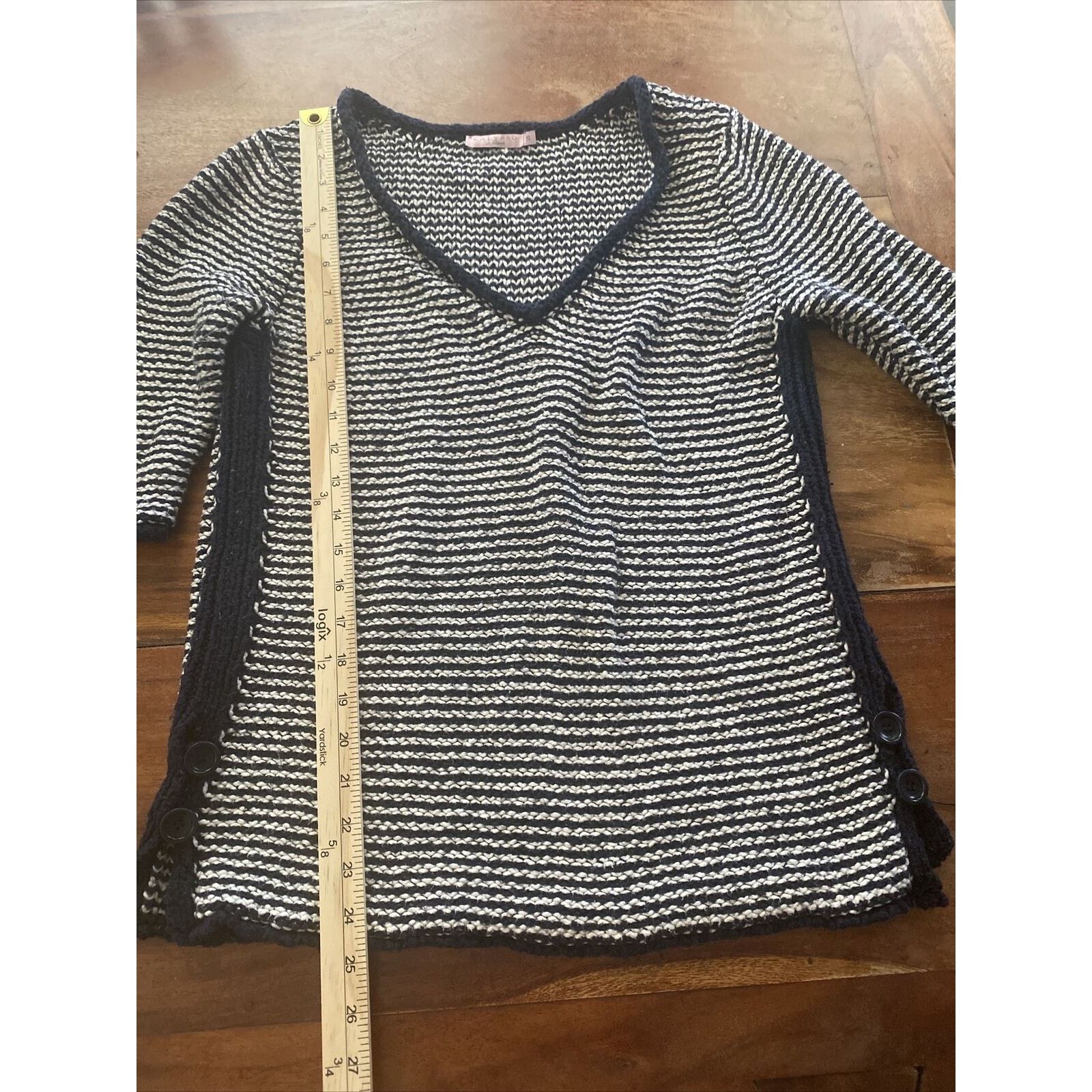 Calypso St Barth Calypso St. Barth Cotton Sweater Knit Size S Button V Neck Size S / US 4 / IT 40 - 11 Thumbnail