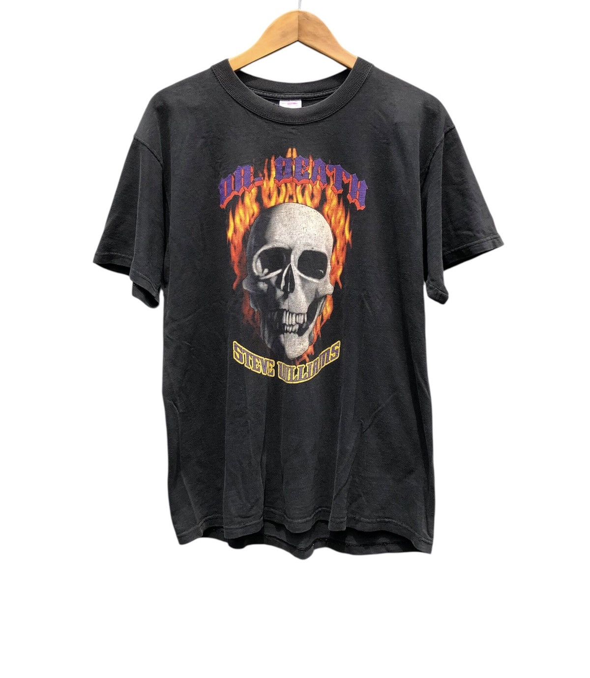 Vintage Vintage 90's DR DEATH Steve Williams Wrestling Tee Size US L / EU 52-54 / 3 - 15 Thumbnail