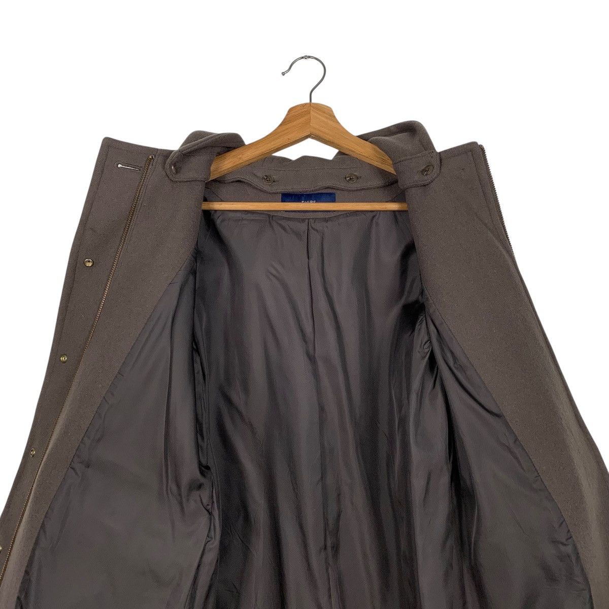 SHIPS Japanese Brand Ships Hooded Wool Coat Size M / US 6-8 / IT 42-44 - 13 Thumbnail