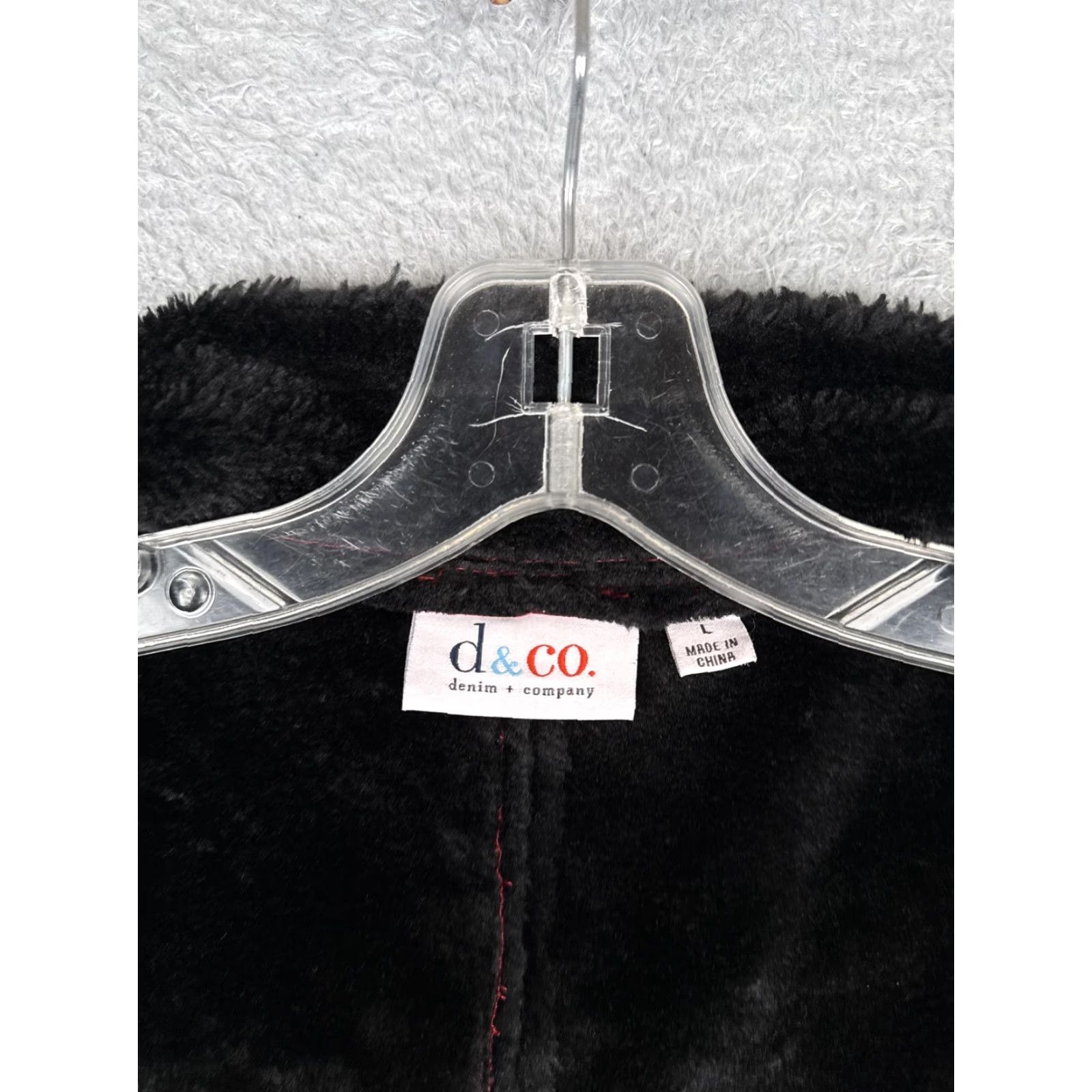 Denim & Co. Denim & Co Vest Womens L Red Faux Suede Shearling Lined Fur Trim Winter Pockets Casual Size L / US 10 / IT 46 - 3 Thumbnail