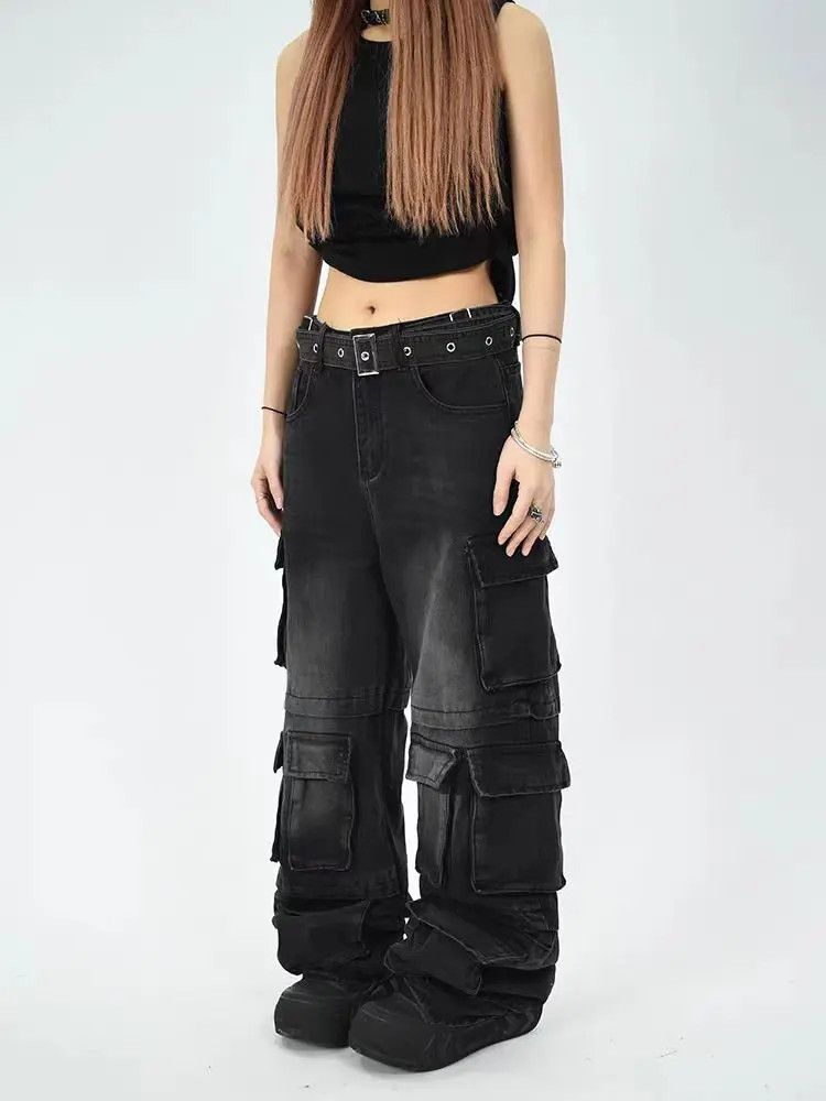 Designer × Japanese Brand Vintage Streetwear Hip Hop Loose Casual Pants Size US 31 - 2 Thumbnail
