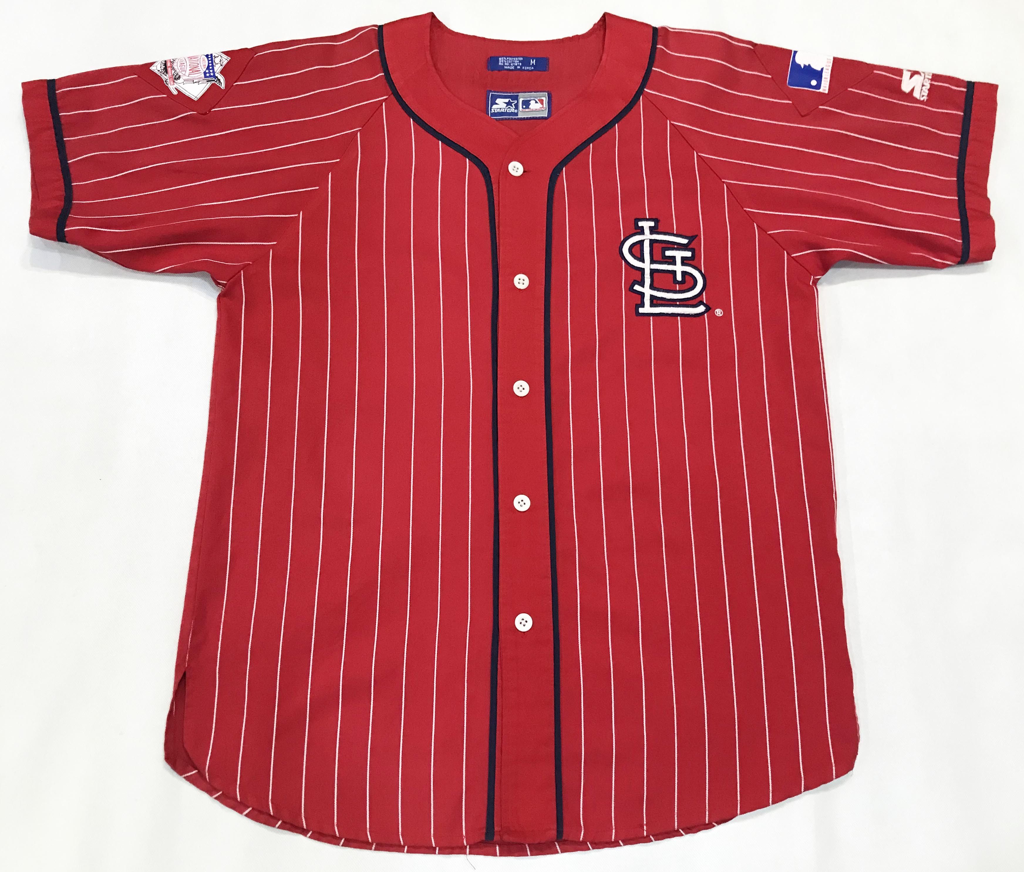 St Louis Cardinals Vintage 1988 5050 Pinstripe T Shirt Jersey Baseball M USA