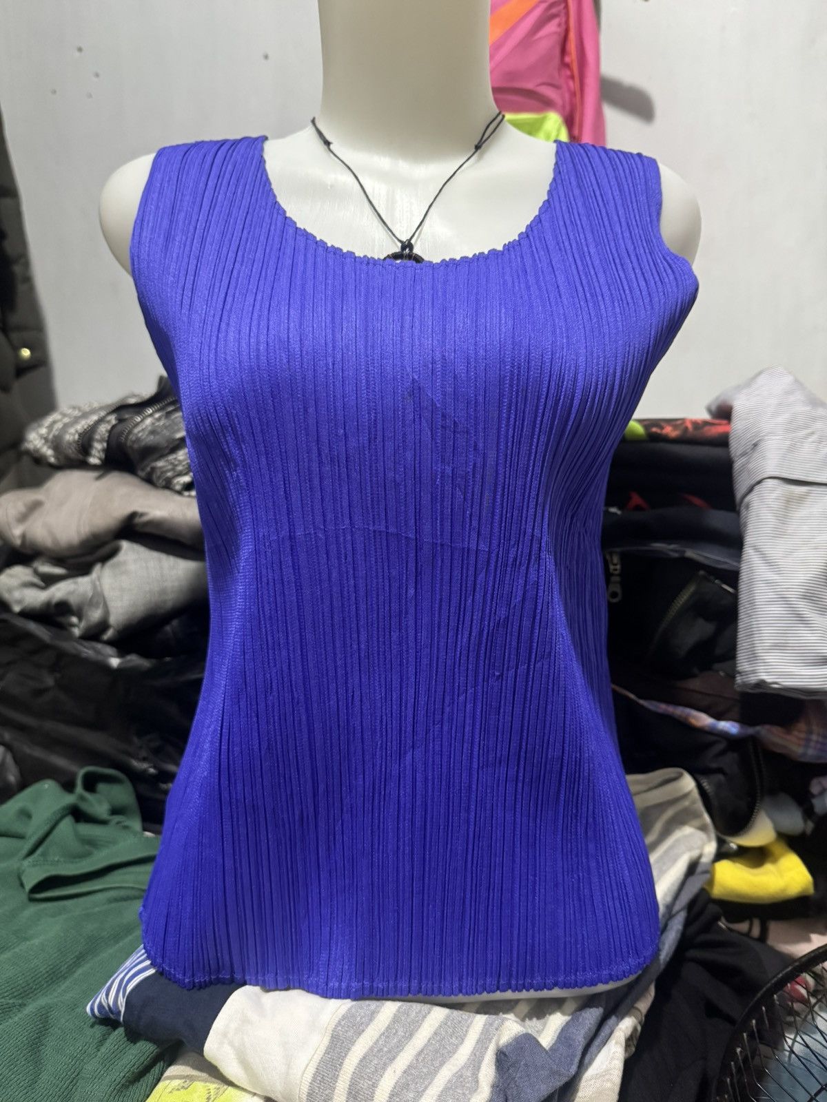 Pleats Please Issey Miyake Issey Miyake Tanktop Pleats Please Size M / US 6-8 / IT 42-44 - 1 Thumbnail