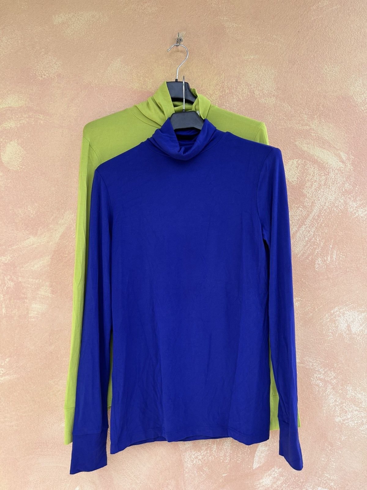 Raf Simons 2 yellow&blue lupetto micromodal sweater knit NEW rick owens Size US M / EU 48-50 / 2 - 1 Thumbnail