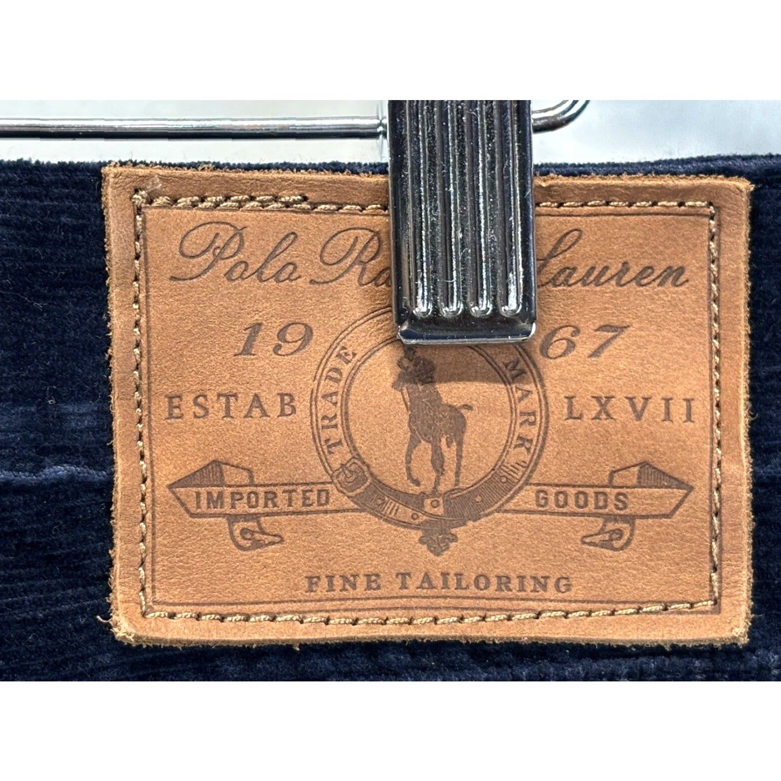 Polo Ralph Lauren Vintage Men’s Polo Ralph Lauren Corduroy Pants 34x32 Navy 5 Pocket Slim Fit 90’s Size US S / EU 44-46 / 1 - 5 Thumbnail