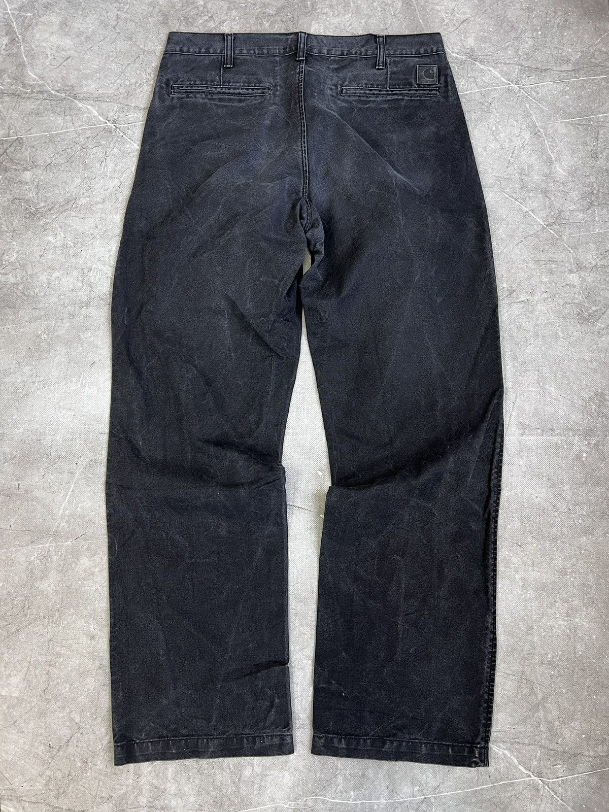 Carhartt Carhartt washed distressed double knee baggy rap pants y2k Size US 33 - 1 Thumbnail