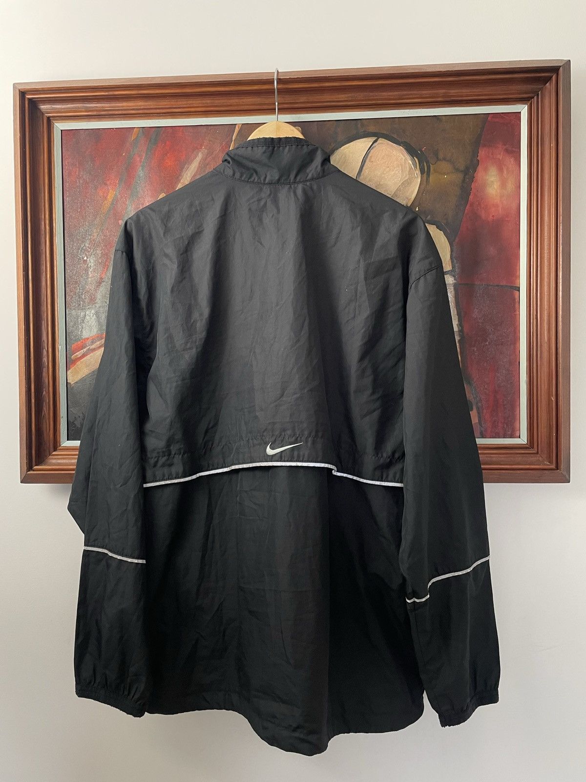 Nike Nike Vintage 90s Jacket Mini Swoosh Rare Streetwear Running Size US M / EU 48-50 / 2 - 2 Thumbnail