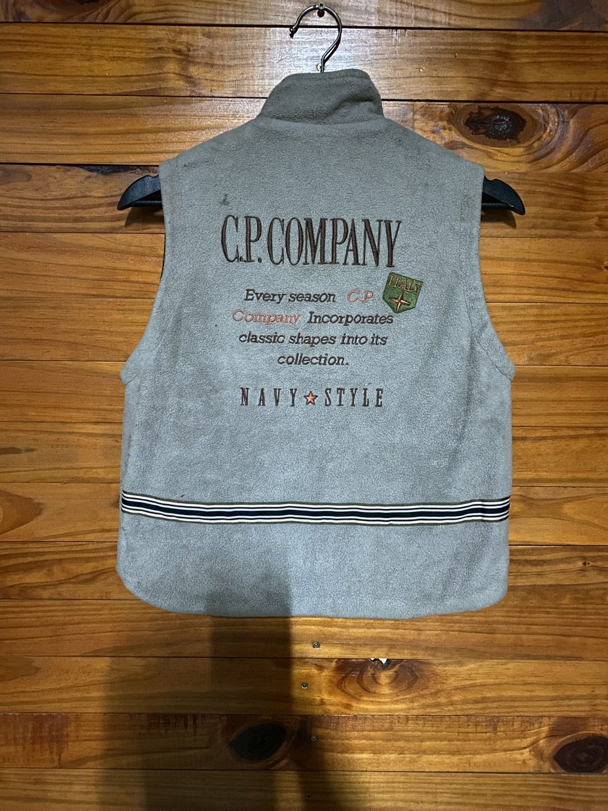 C.P. Company C.P. Company Reversible Fleece Puffer Vest Italian Utility Size US XS / EU 42 / 0 - 15 Thumbnail