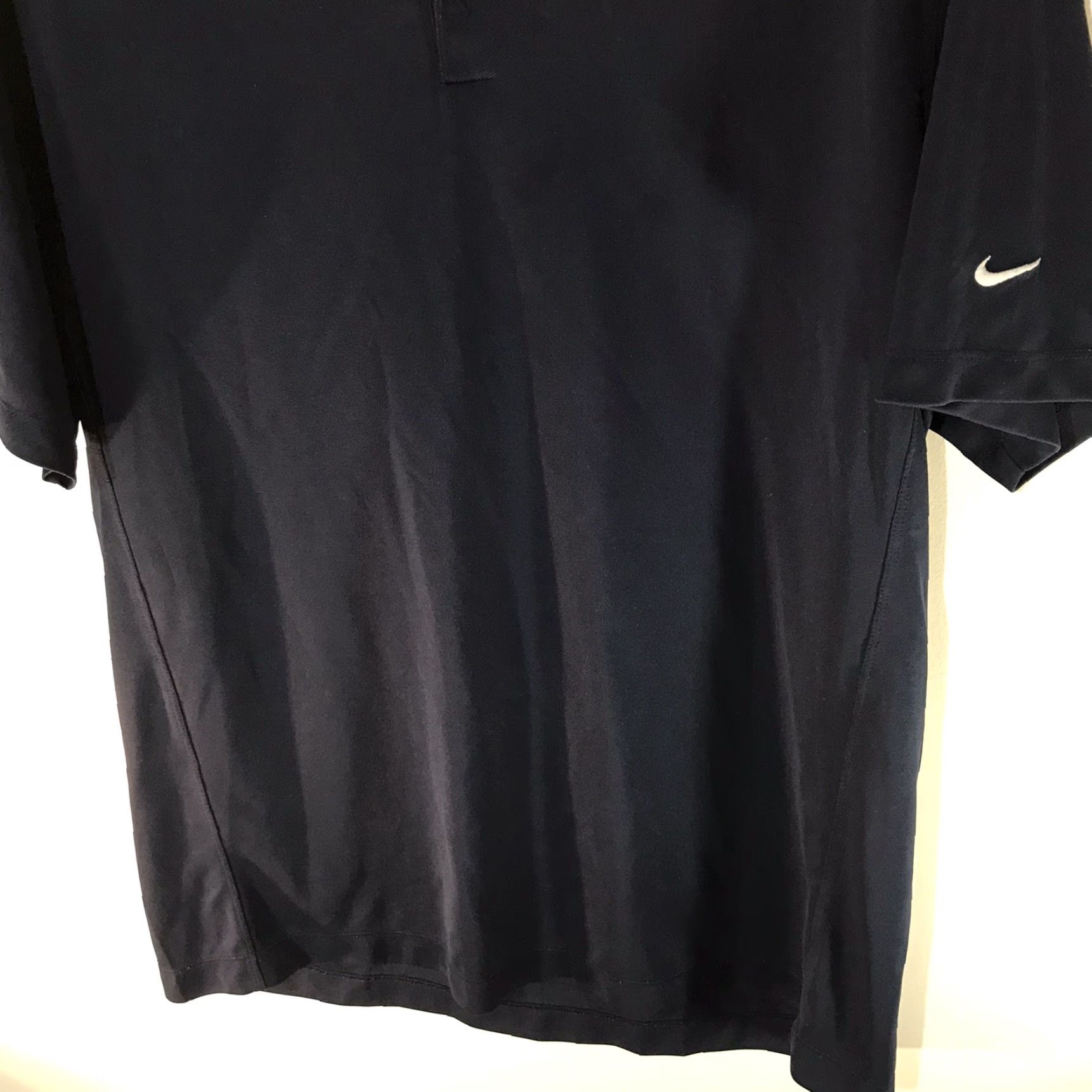 Nike Nike Golf Dri Fit Navy 1/4 Button Polo Shirt Mens Size XXL Size US XXL / EU 58 / 5 - 3 Thumbnail
