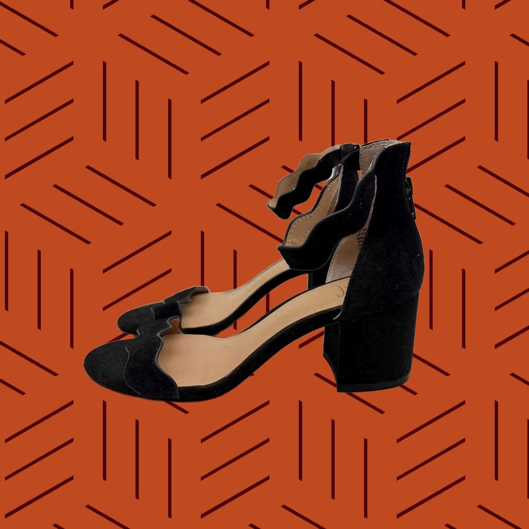 Incu INC Black Block Heels Size 6 Size US 6 / IT 36 - 1 Thumbnail