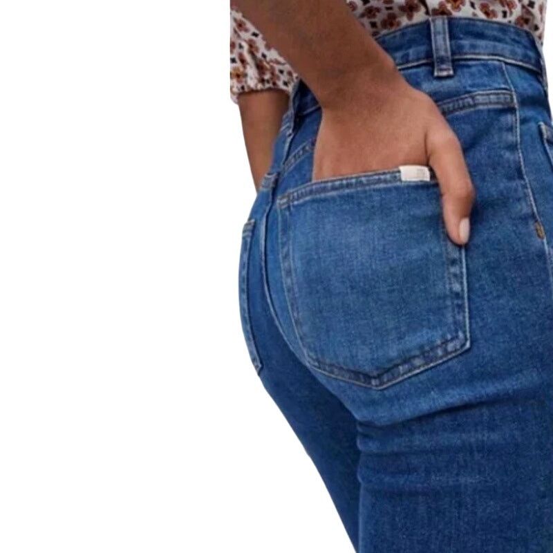 Maje MAJE Passion Double Pocket Blue Jeans Cropped | Size 28 Size 28" / US 6 / IT 42 - 6 Thumbnail
