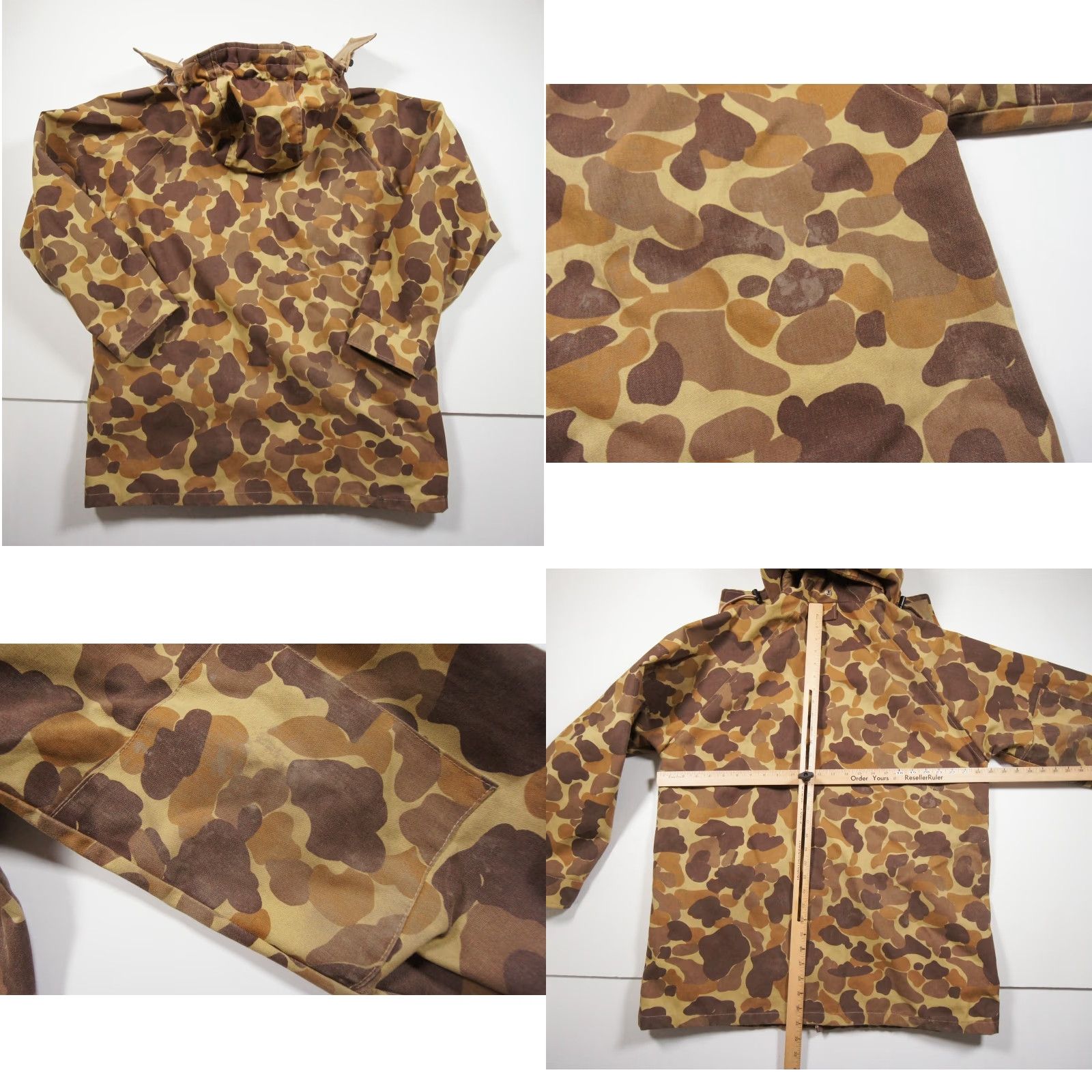Vintage VINTAGE Gamehide Camouflage Hunting Jacket Men Medium Hooded Canvas Outdoor Military Style Fall Spring Winter Mens Size US M / EU 48-50 / 2 - 8 Thumbnail