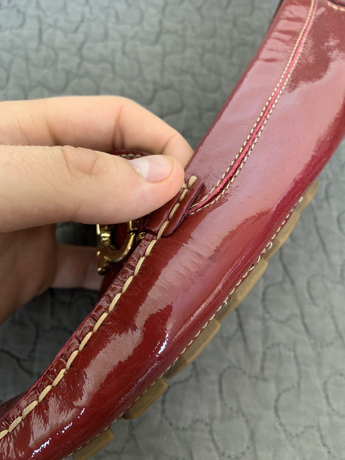 Salvatore Ferragamo Salvatore Ferragamo Womens Gancini Bit Patent Loafers Size US 7 / IT 37 - 13 Thumbnail