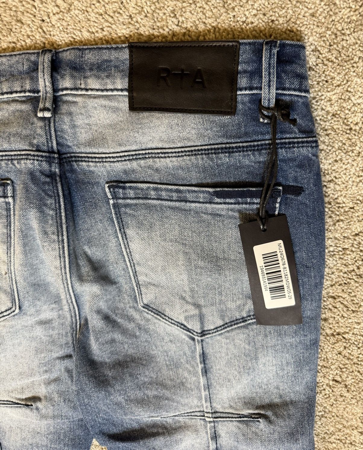 Rta RTA Clayton Distressed Skinny Jeans Size US 29 - 4 Thumbnail