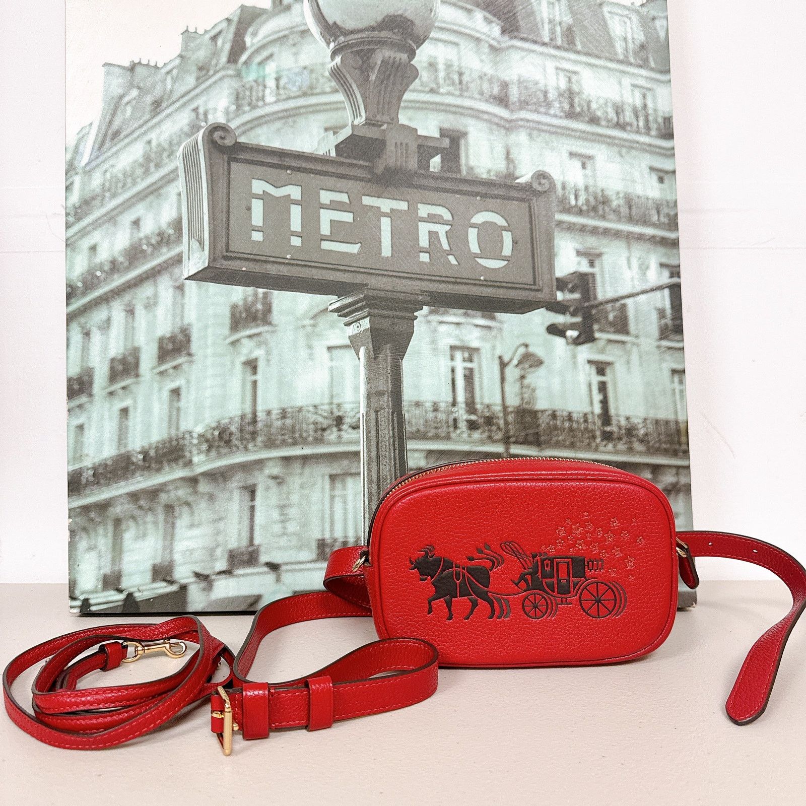 Coach Coach C2256 Lunar New Year Convertible Belt Bag Ox Carriage Size ONE SIZE - 1 Thumbnail