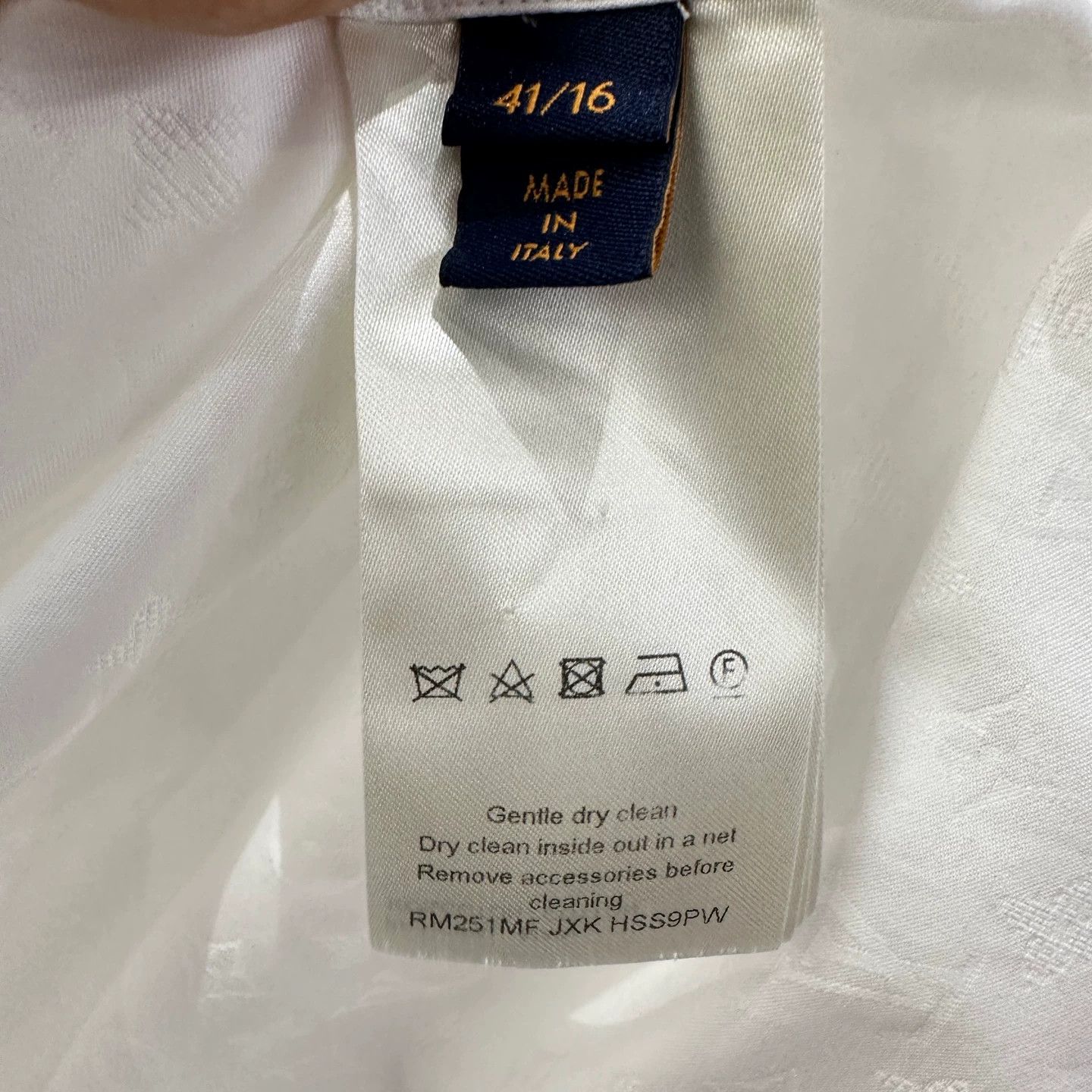 Louis Vuitton LV feb290 All Over Logo Long Sleeve Shirt 41/16 Size US XS / EU 42 / 0 - 4 Thumbnail