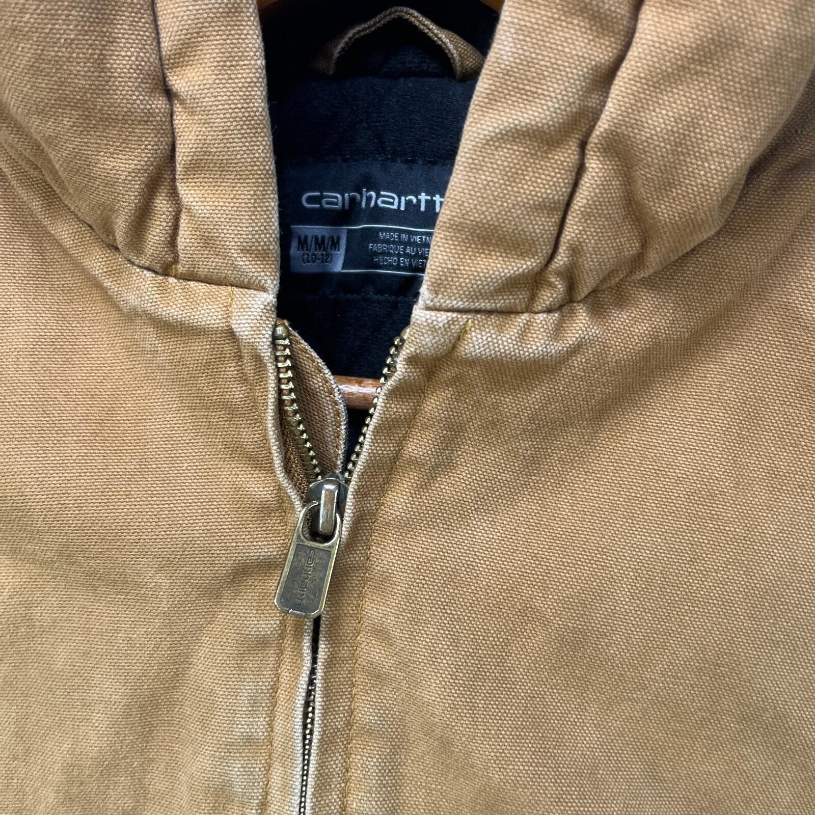 Carhartt Vintage Carhartt Hooded Jacket Medium Youth Size US M / EU 48-50 / 2 - 4 Thumbnail