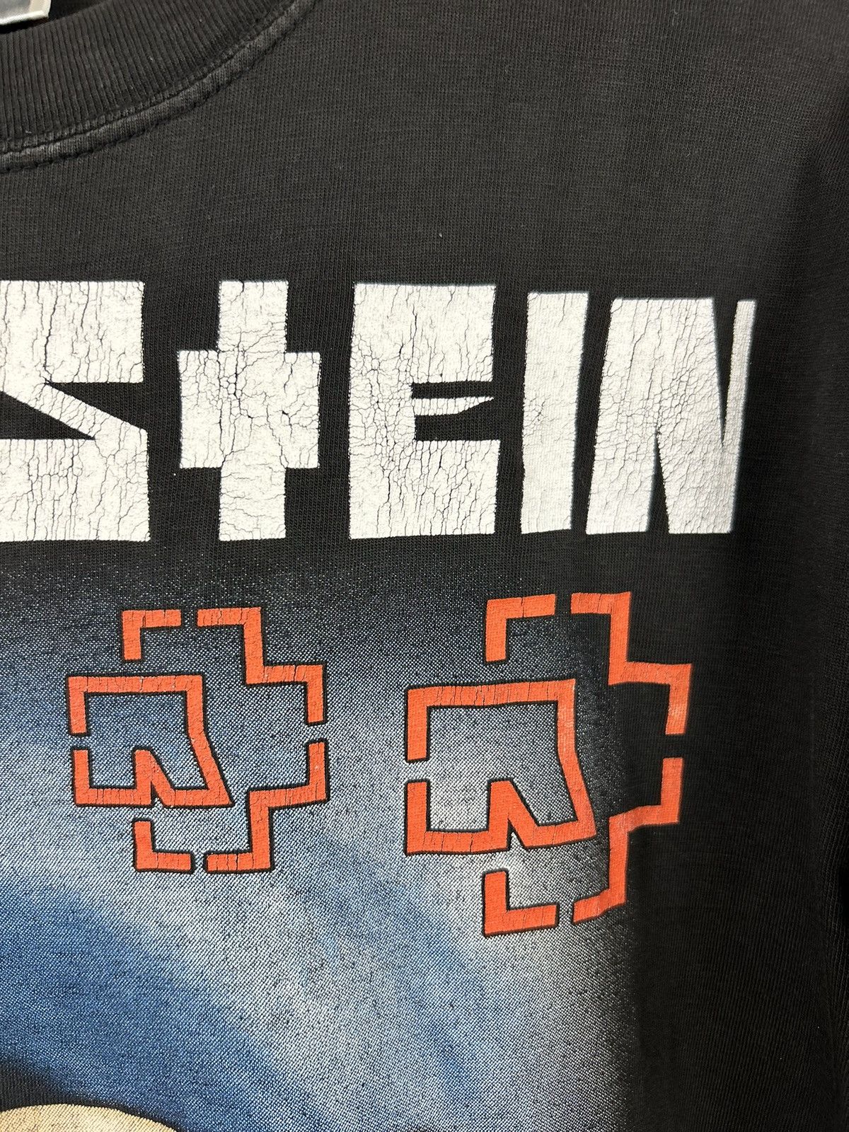 Band Tees Vintage 2000s Rammstein Muter Metal Band Black T shirt Rare Size US XL / EU 56 / 4 - 9 Thumbnail