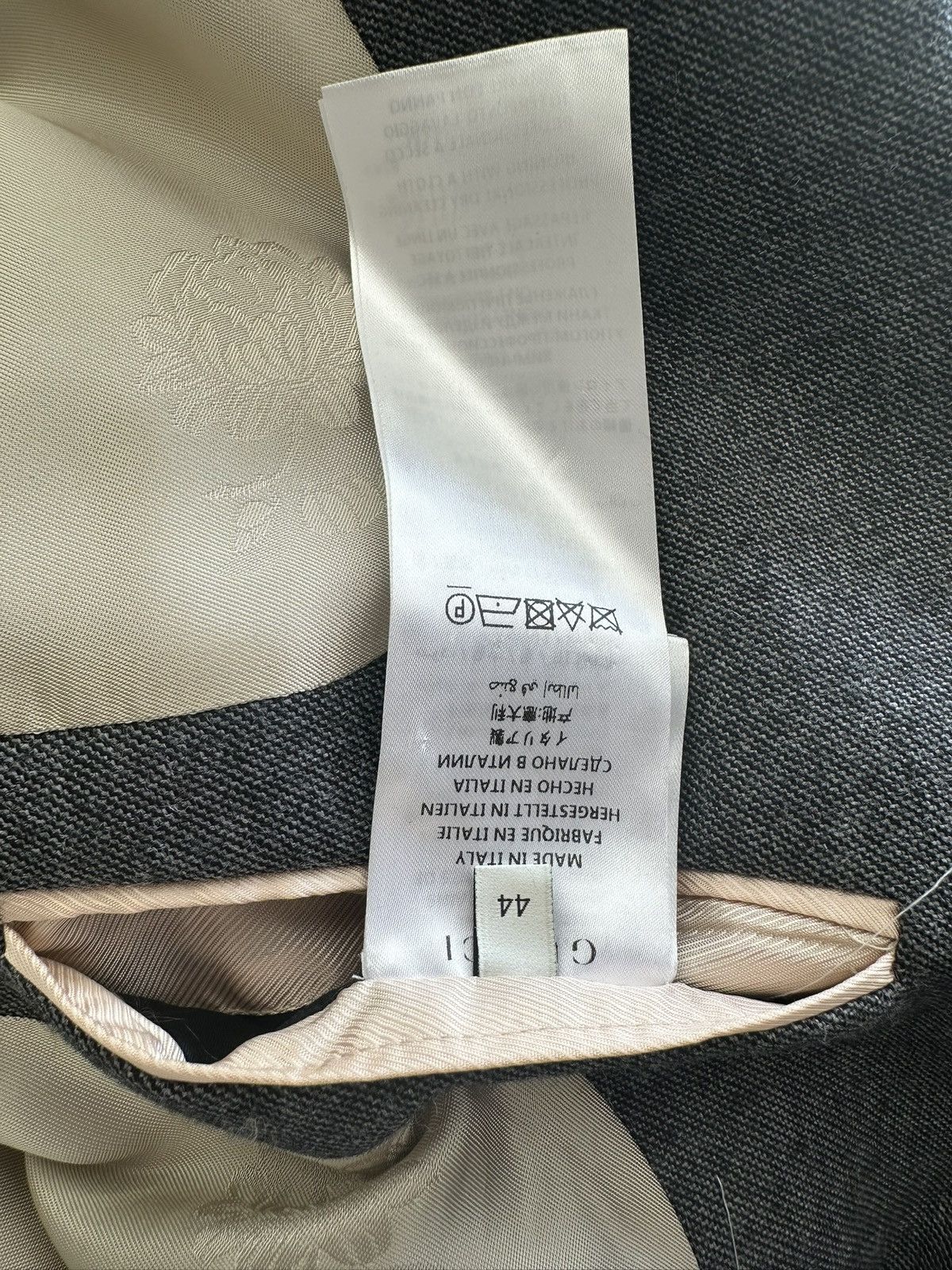 Gucci Alessandro Michele Runway Deconstructed Blazer Size 44R - 6 Thumbnail
