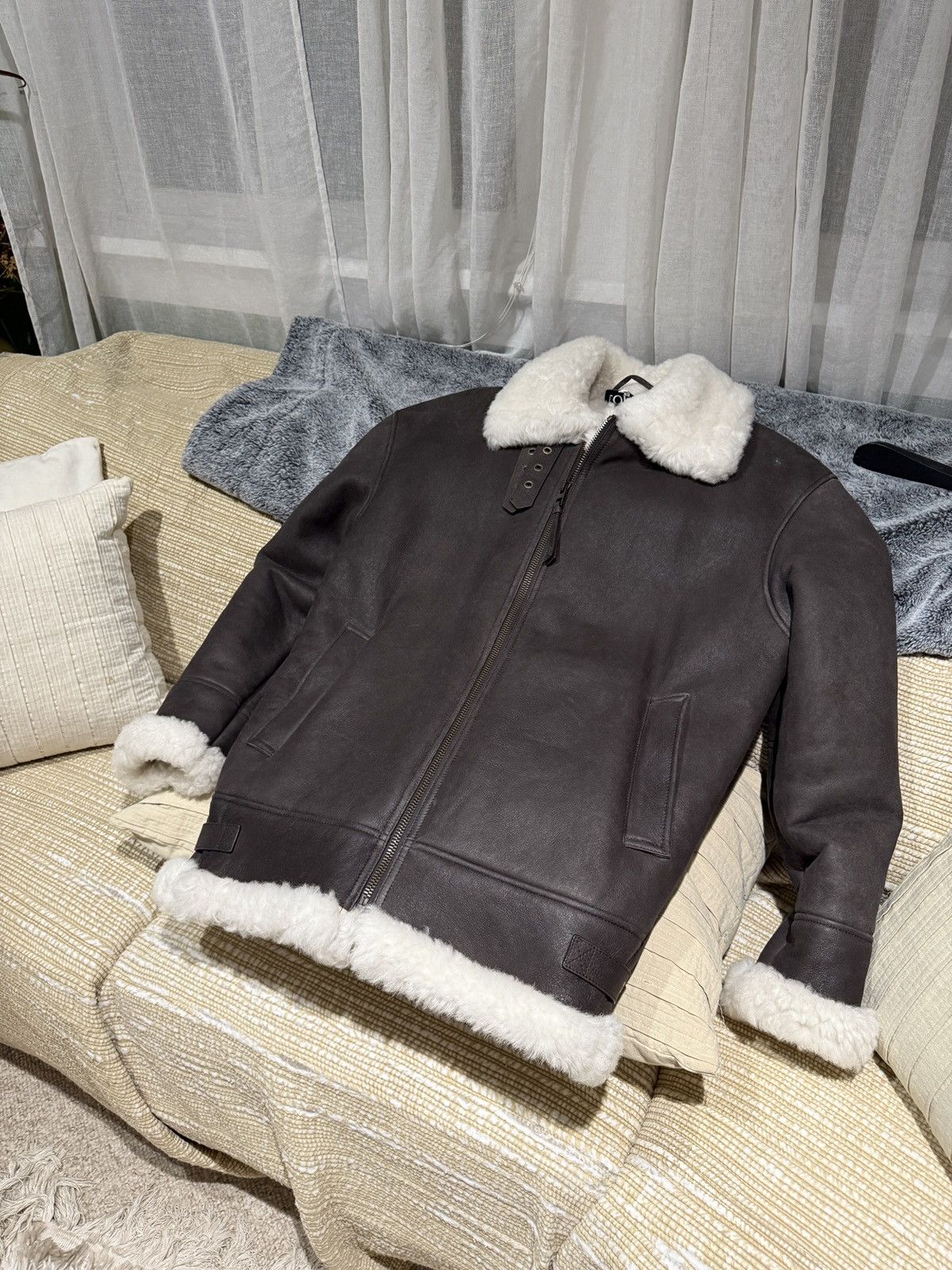 Loewe Loewe Mens Shearling Aviator Jacket size large Size US L / EU 52-54 / 3 - 8 Thumbnail