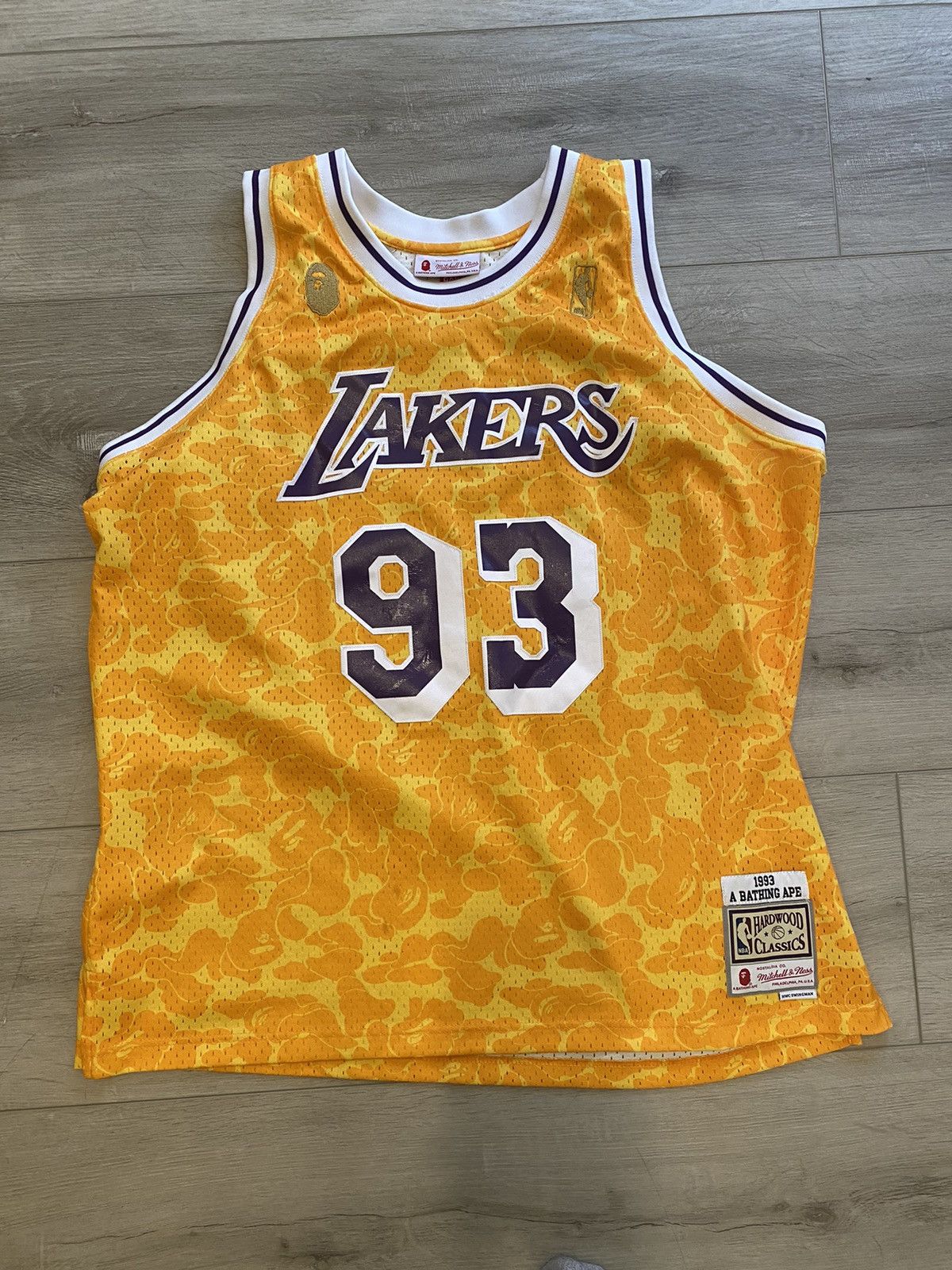 Lakers x Bape Jersey - authentic 2XL