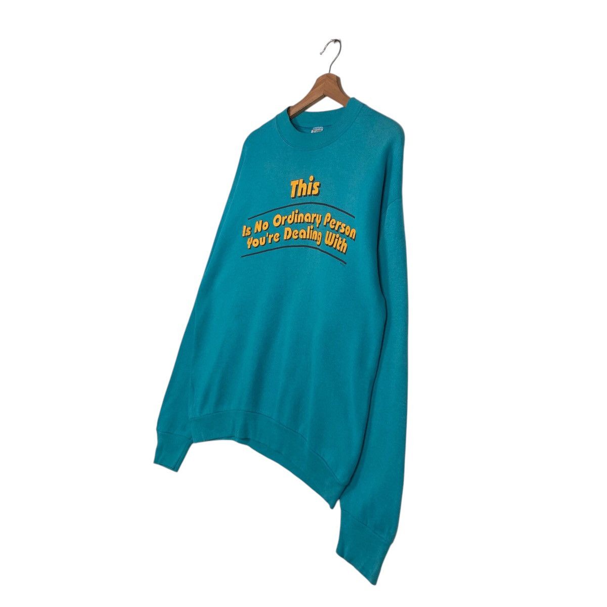 Vintage 📌Vintage Sweatshirt Fruit Of The Loom Clorkwork Band Design Size US L / EU 52-54 / 3 - 3 Thumbnail