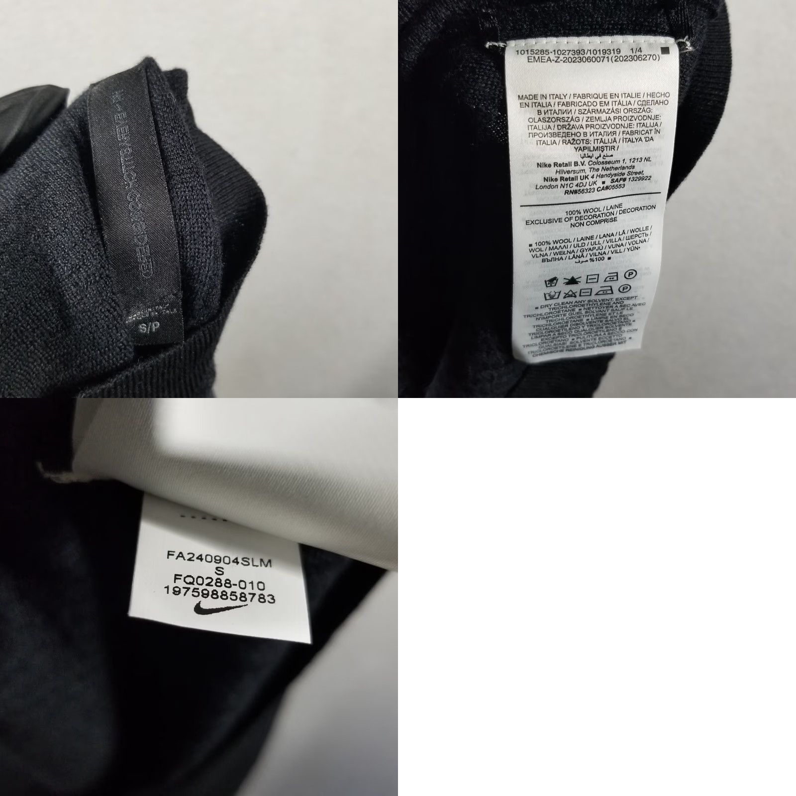 Nike Nike Knit Tank Top Women Small Black Lightweight Sports Made in Italy FQ0288-010 Size S / US 4 / IT 40 - 8 Thumbnail