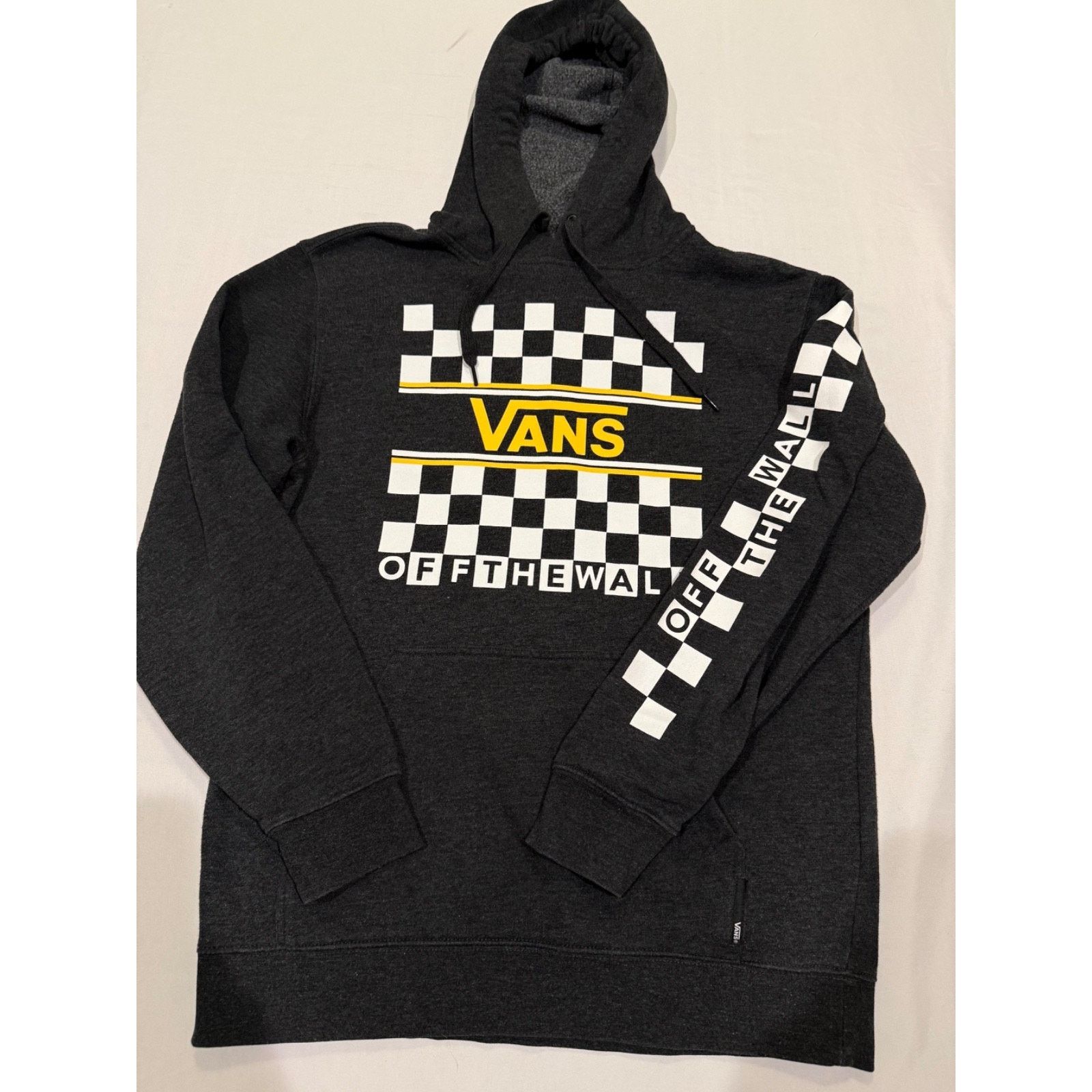 Vans Vans pullover check graphic off the wall hoodie mens medium Size US M / EU 48-50 / 2 - 1 Thumbnail