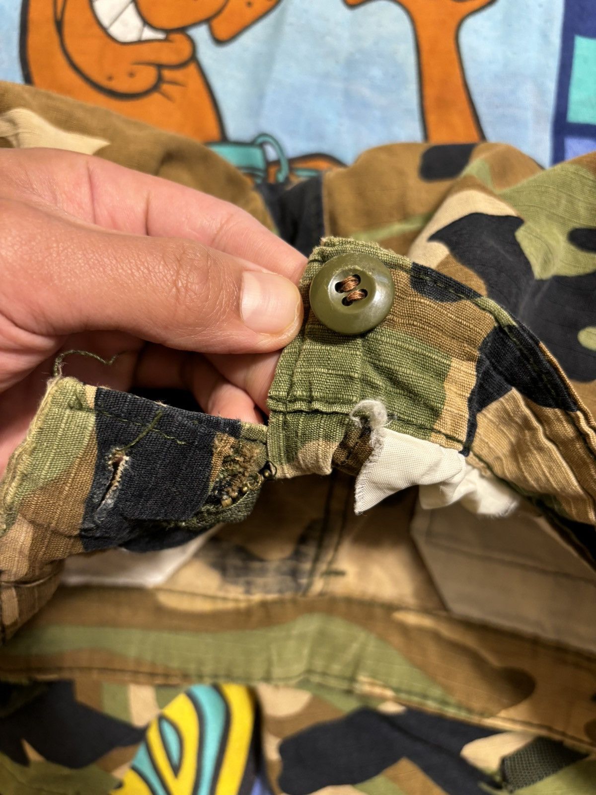Vintage ***FINAL DROP***RARE 00s CAMO TECHNICAL CARGO SHORT 32-34 Size US 34 / EU 50 - 10 Thumbnail