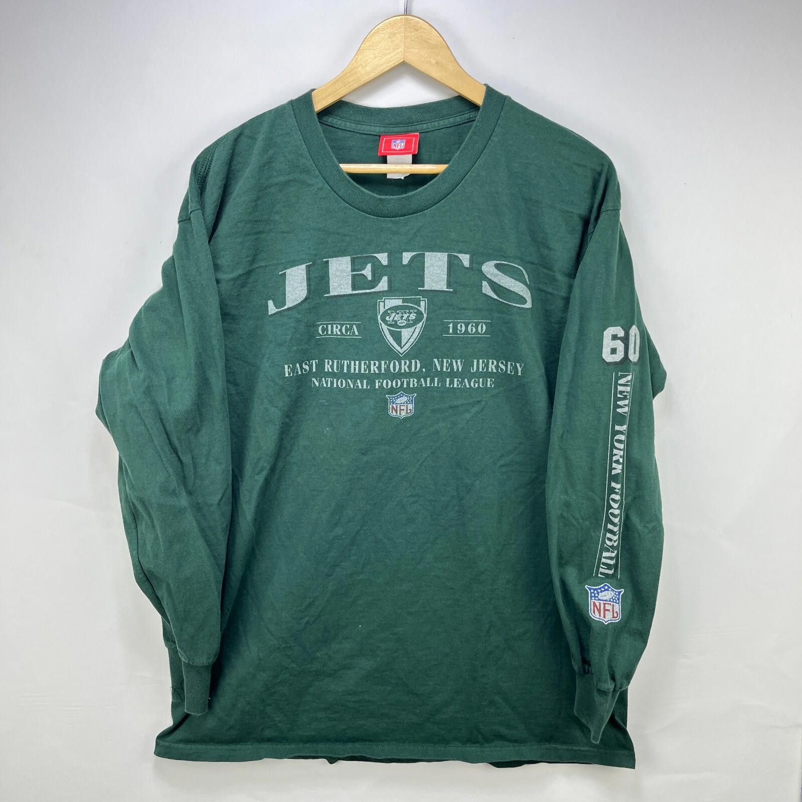 Other Vintage New York Jets NFL Long Sleeve Shirt Large Size ONE SIZE - 1 Thumbnail