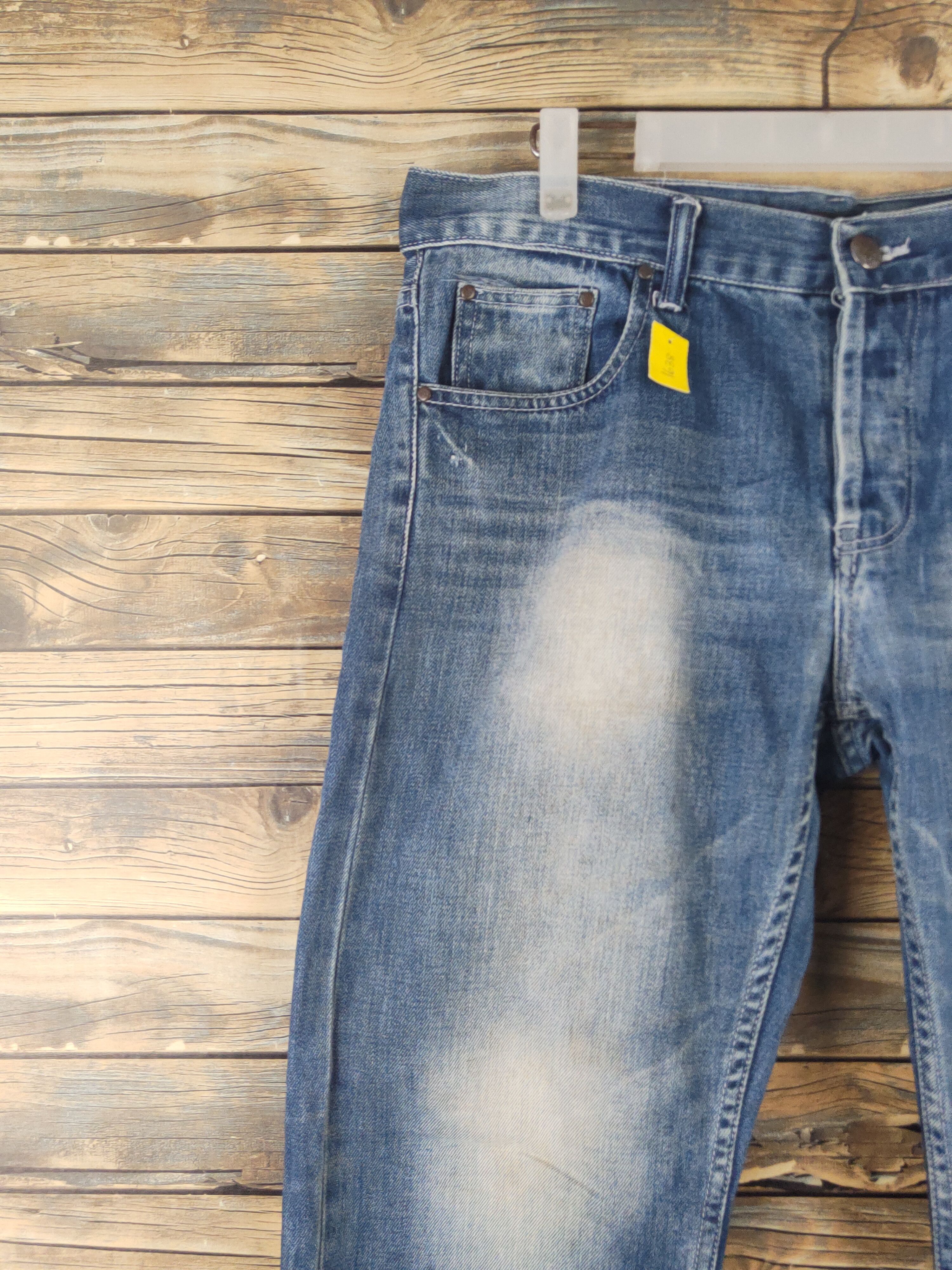 Levi's DL Levi's Blue Distressed Ripped Jeans #1638 Size US 36 / EU 52 - 3 Thumbnail