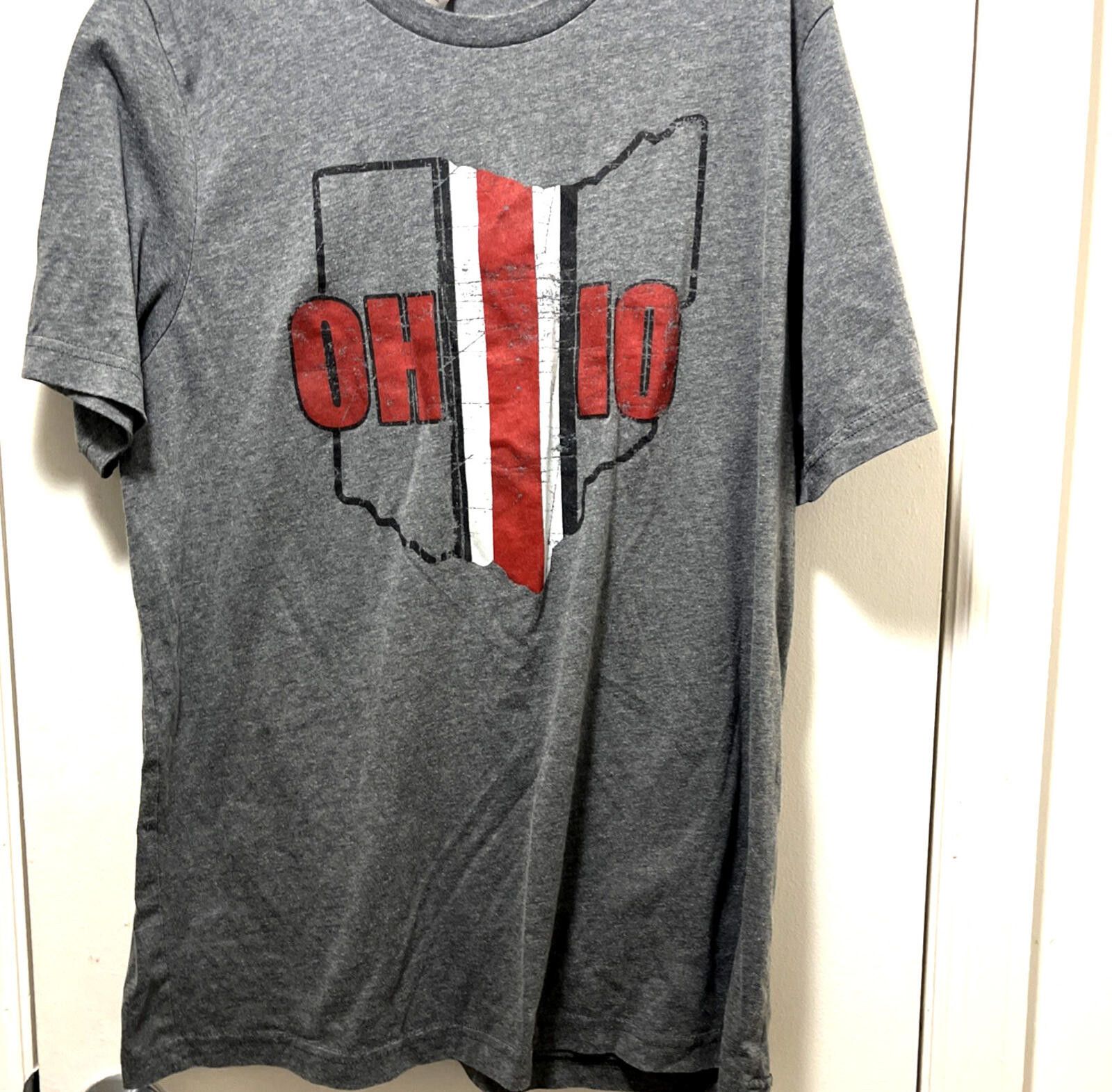 Other XL Ohio State Outline Adult T-Shirt OSU Buckeyes Colors Size ONE SIZE - 1 Thumbnail