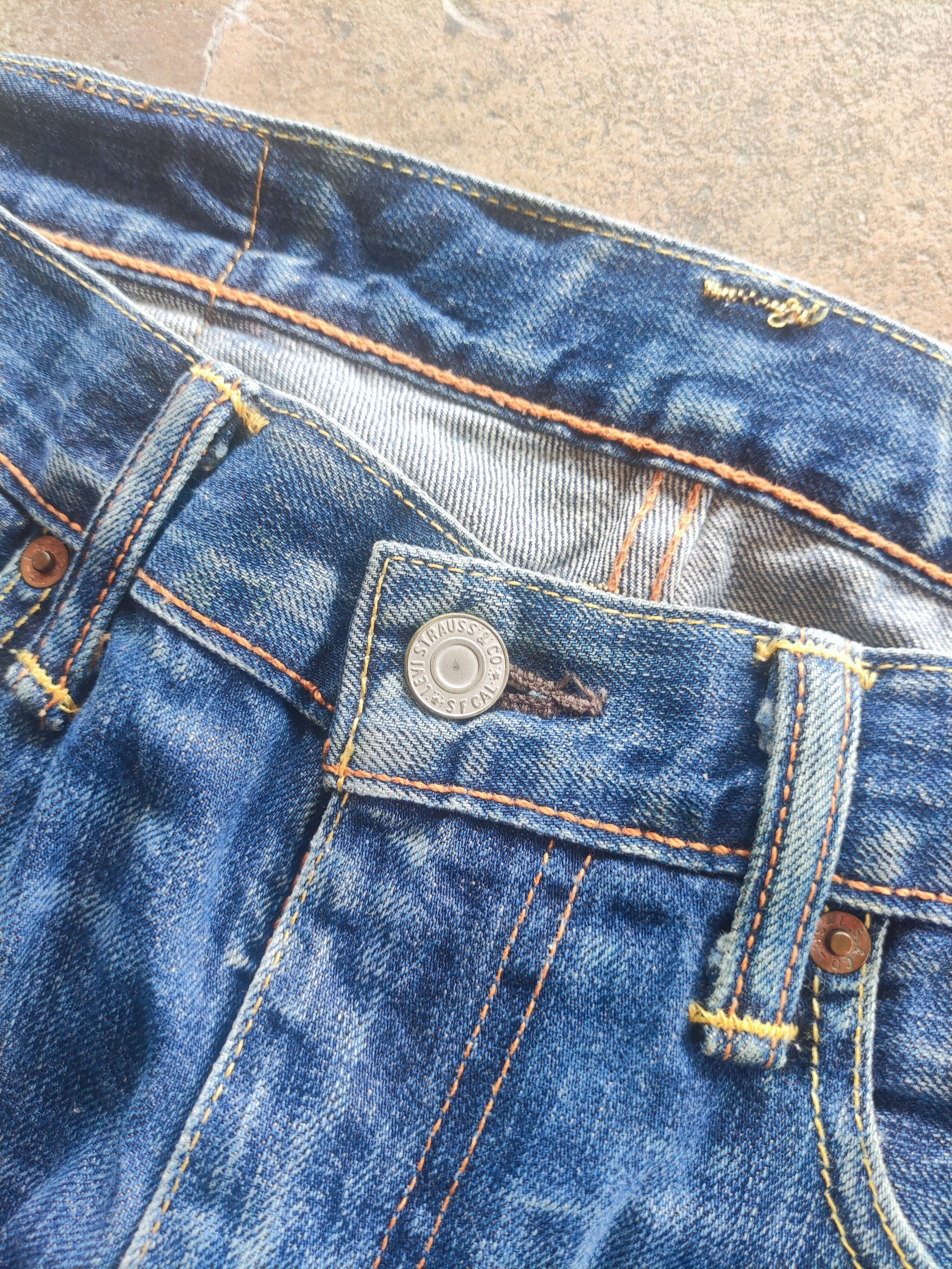 Jean × Levi's × Vintage W34 Vintage Levi's 502 Jeans Distressed Denim Faded Pants Size US 34 / EU 50 - 5 Thumbnail