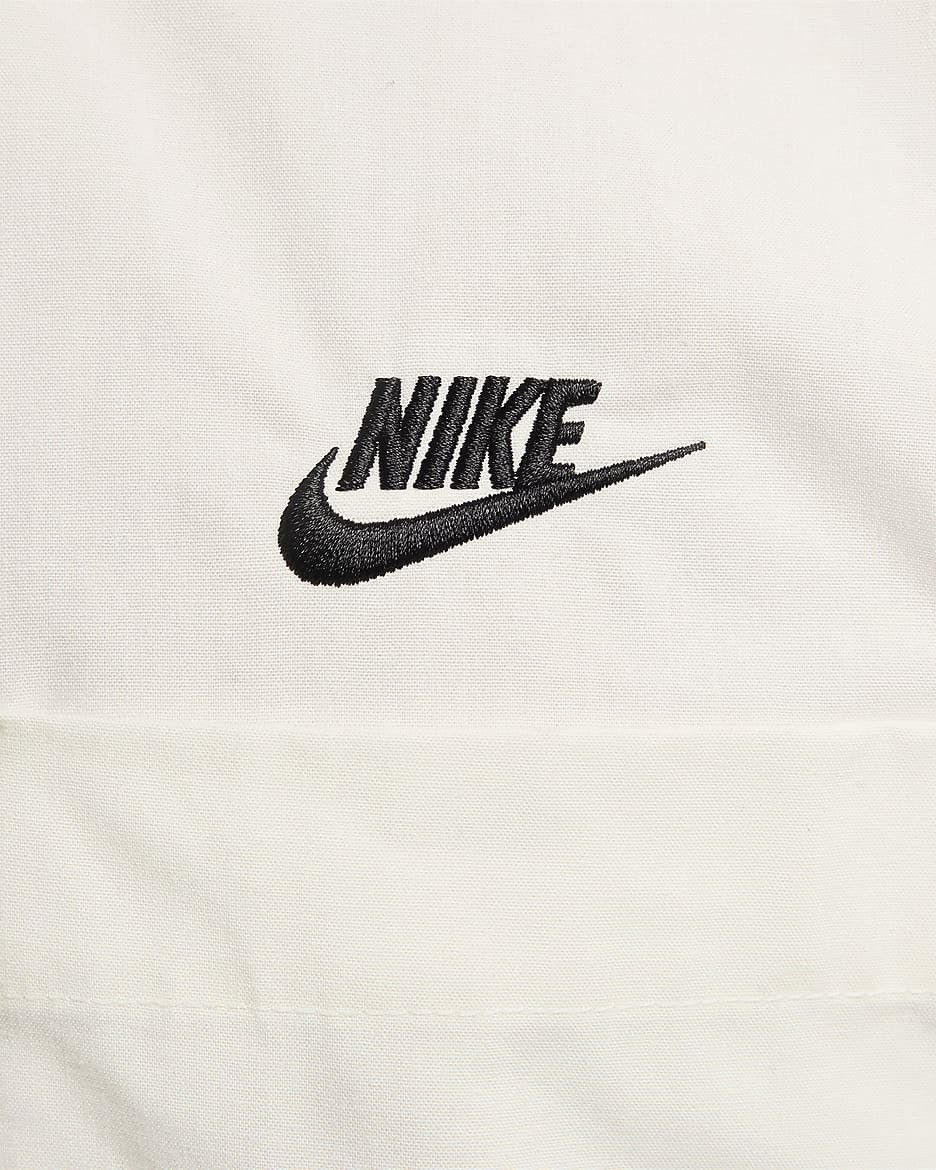 Nike Nike Club Oxford Short-Sleeve Button-Up Shirt Loose Fit Size US XL / EU 56 / 4 - 4 Thumbnail