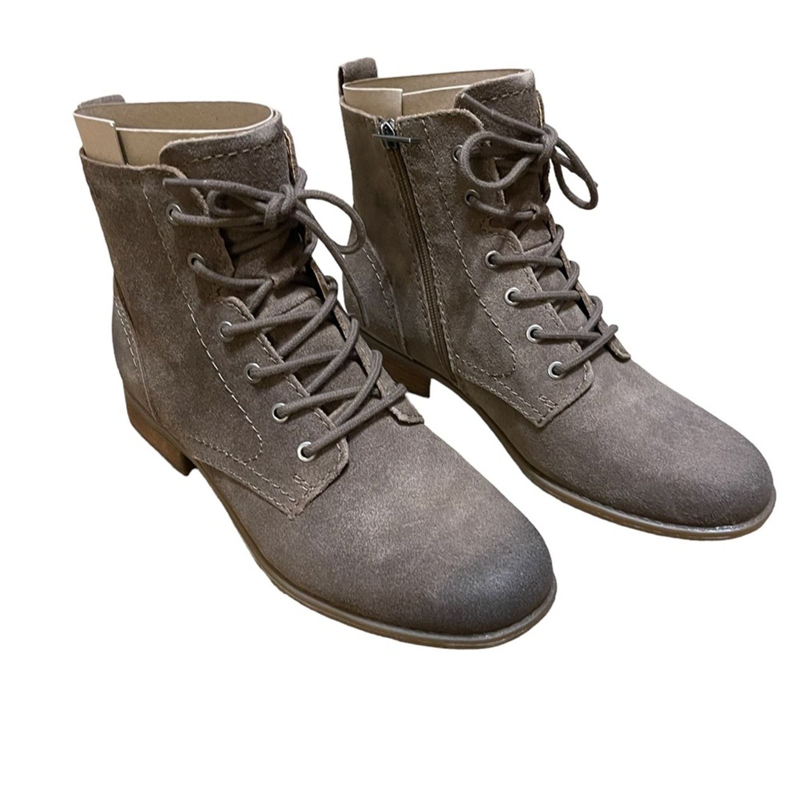 Other Earth Womens Leather Lace-Up Ankle Boots Janel M Brown 9 NEW Size US 9 / IT 39 - 4 Thumbnail
