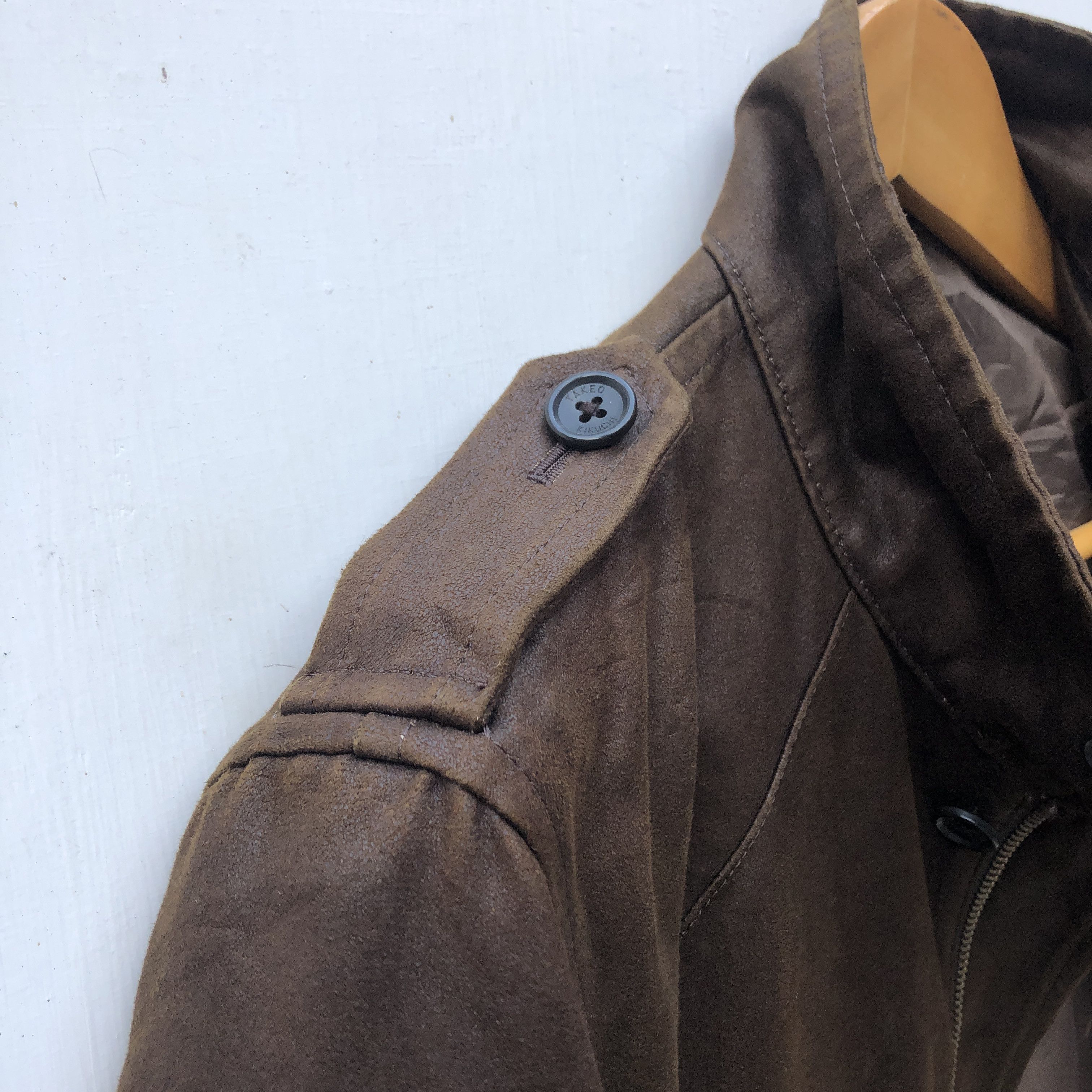 Takeo Kikuchi TAKEO KIKUCHI Suede Leather Jacket #0754-23 Size US S / EU 44-46 / 1 - 5 Thumbnail