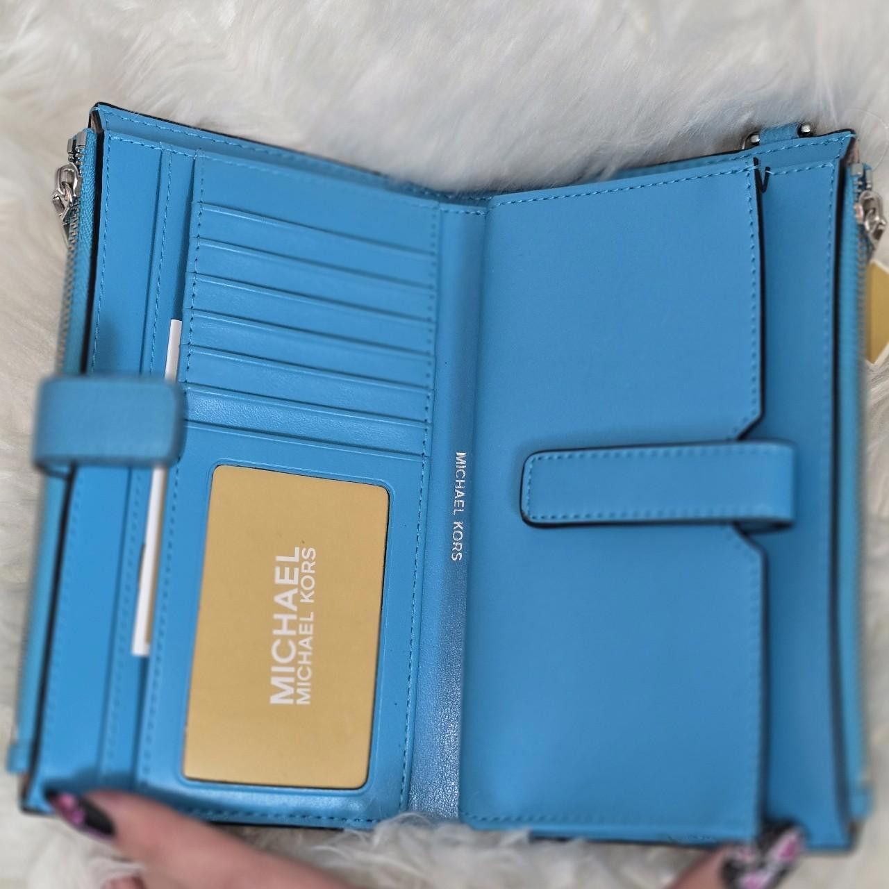 Michael Kors Michael Kors Blue Wristlet Size ONE SIZE - 4 Thumbnail