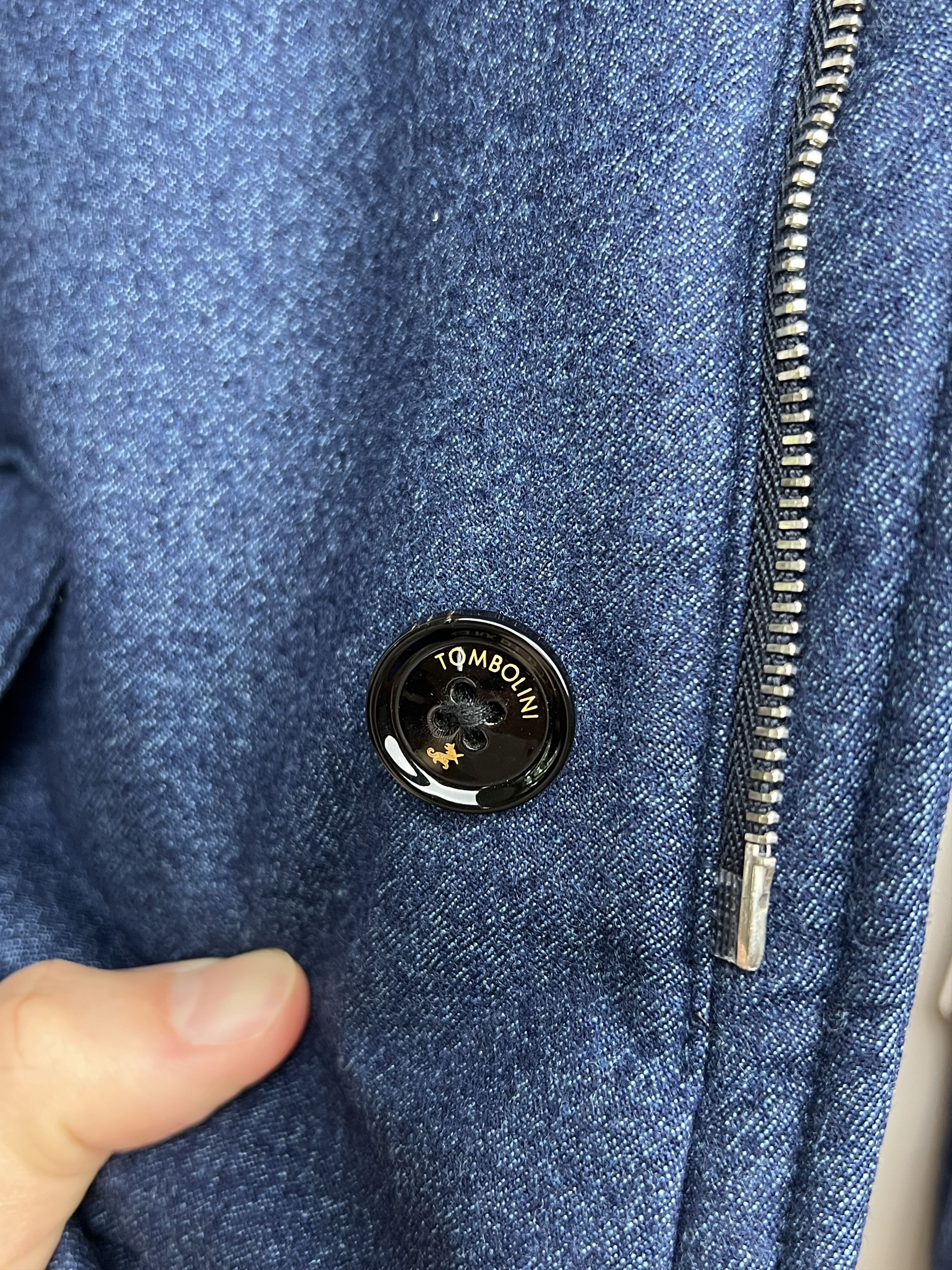 Tombolini x Vitale Barberis Pure Wool Insulated Blazer-Type Jacket Size US L / EU 52-54 / 3 - 15 Thumbnail