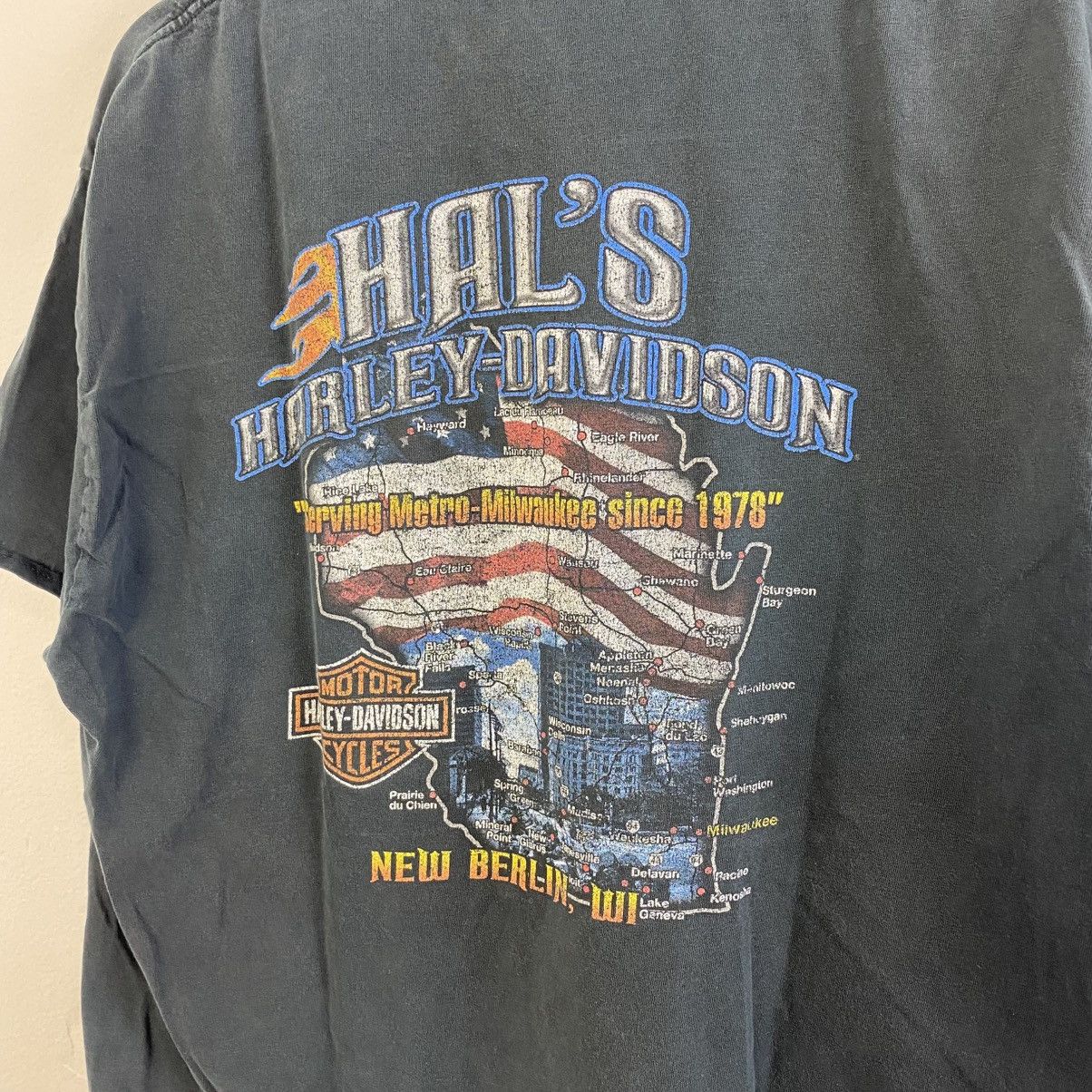 Harley Davidson Vintage Harley Davidson T Shirt L New Berlin Wisconsin Size US L / EU 52-54 / 3 - 1 Thumbnail